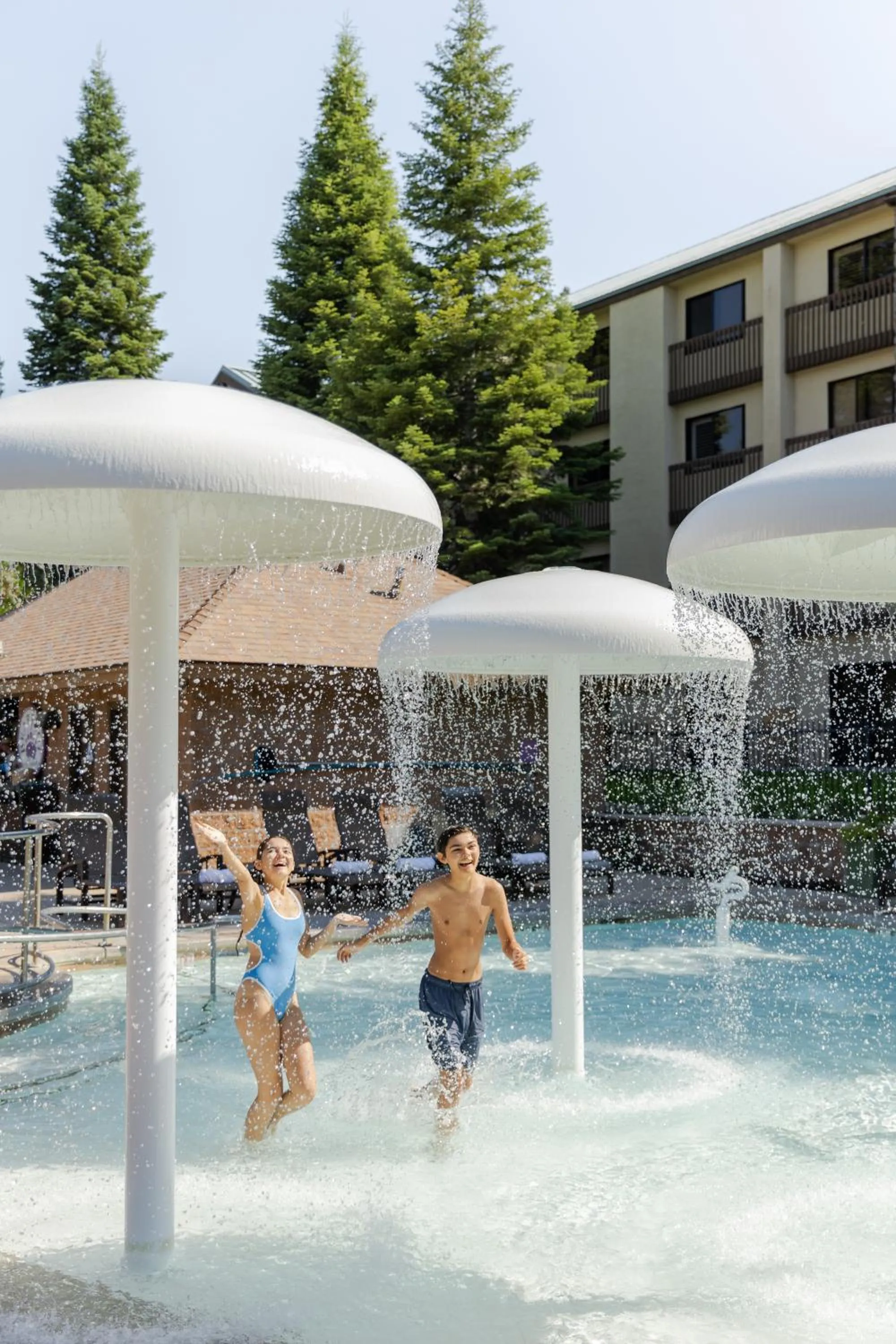 Swimming pool in Tenaya at Yosemite