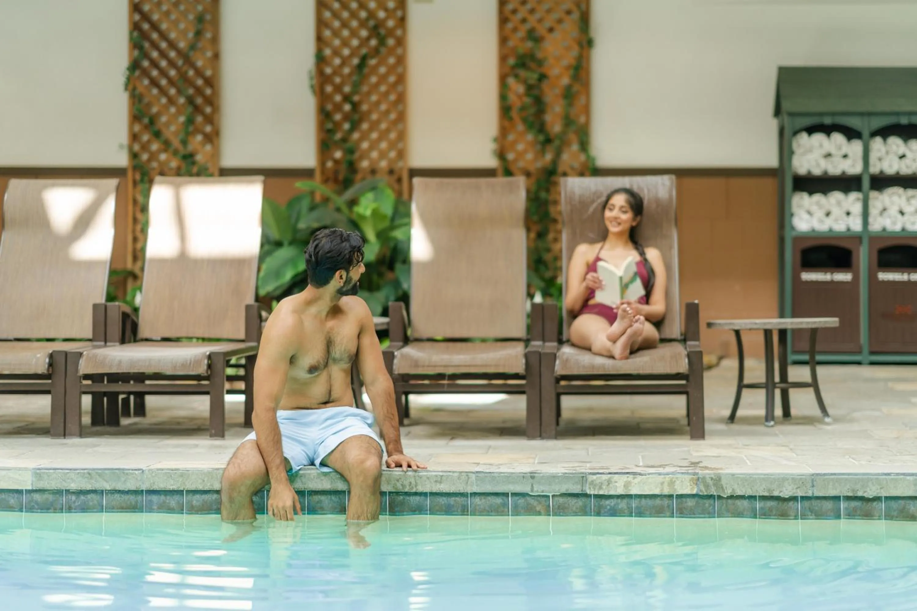 Swimming pool in Tenaya at Yosemite