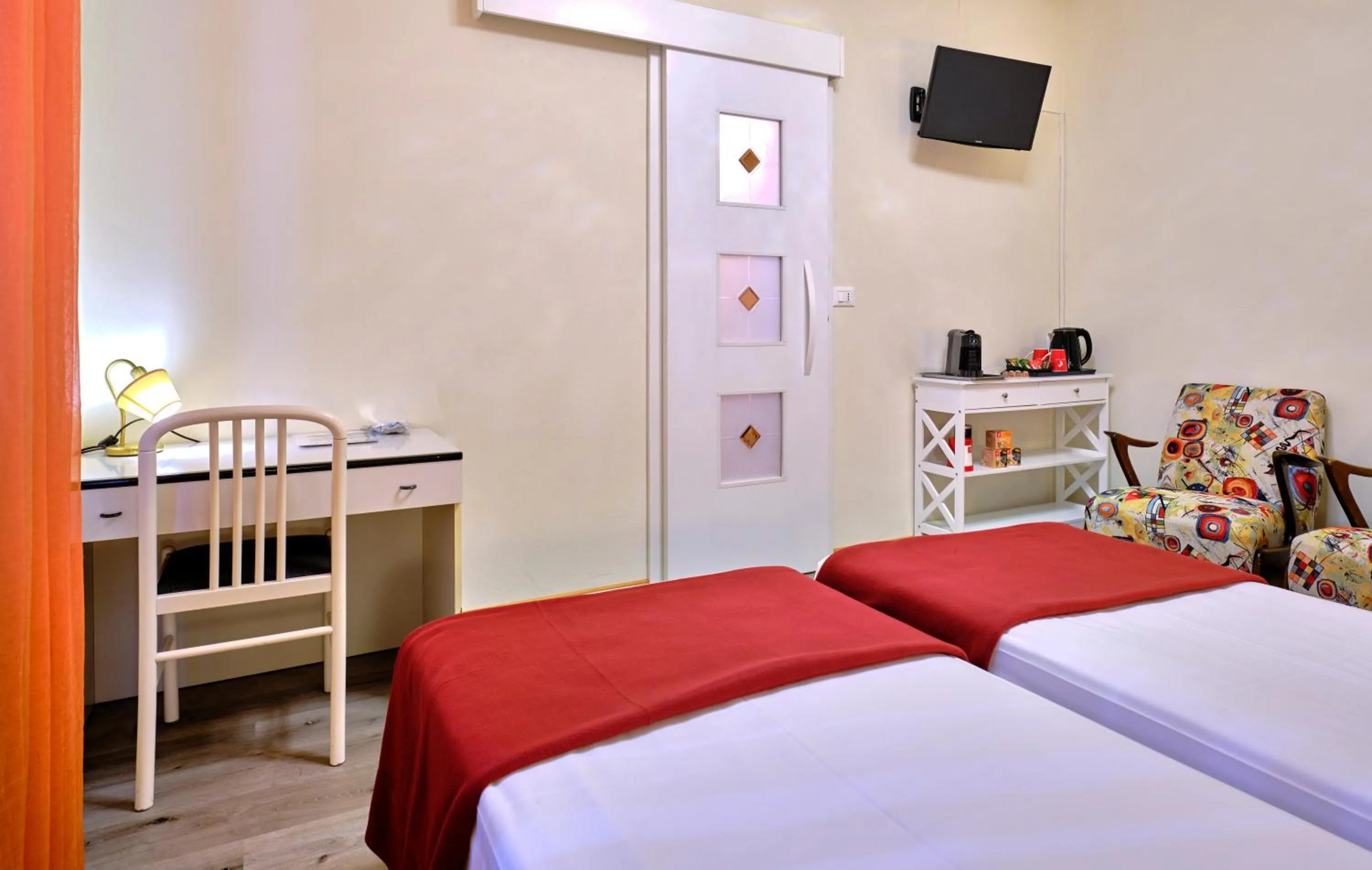 Bed in Hotel San Marco