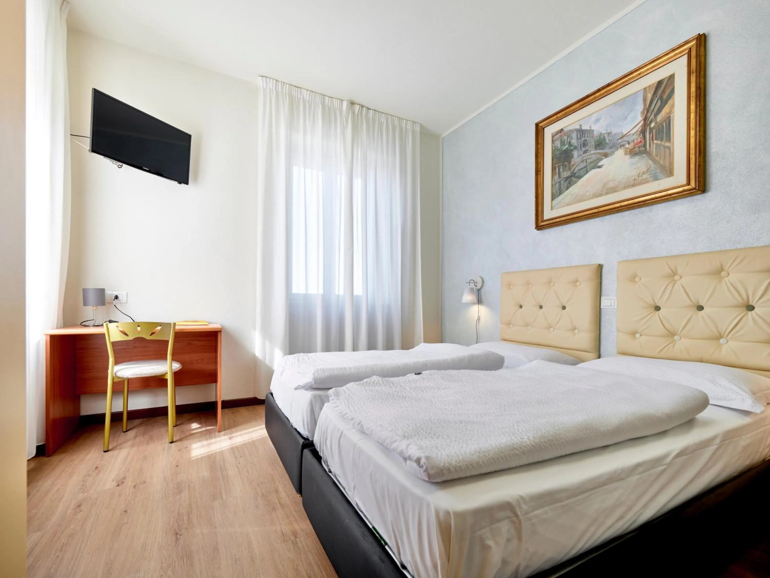 Bed in Hotel San Marco