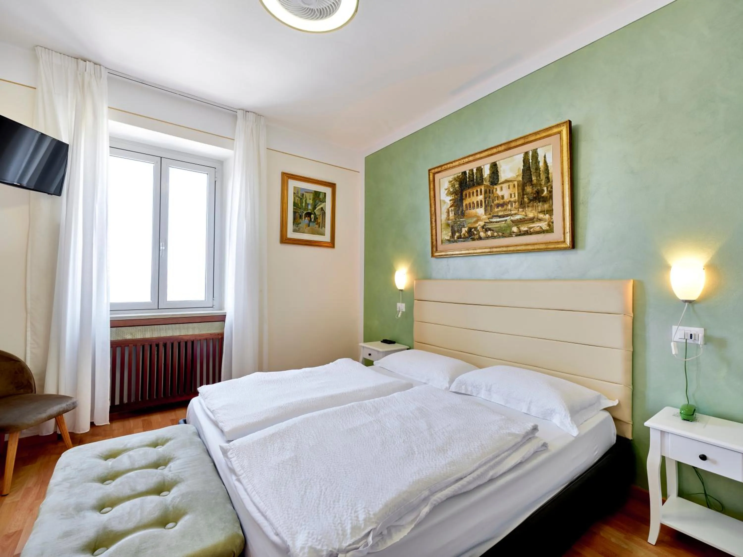 Bed in Hotel San Marco