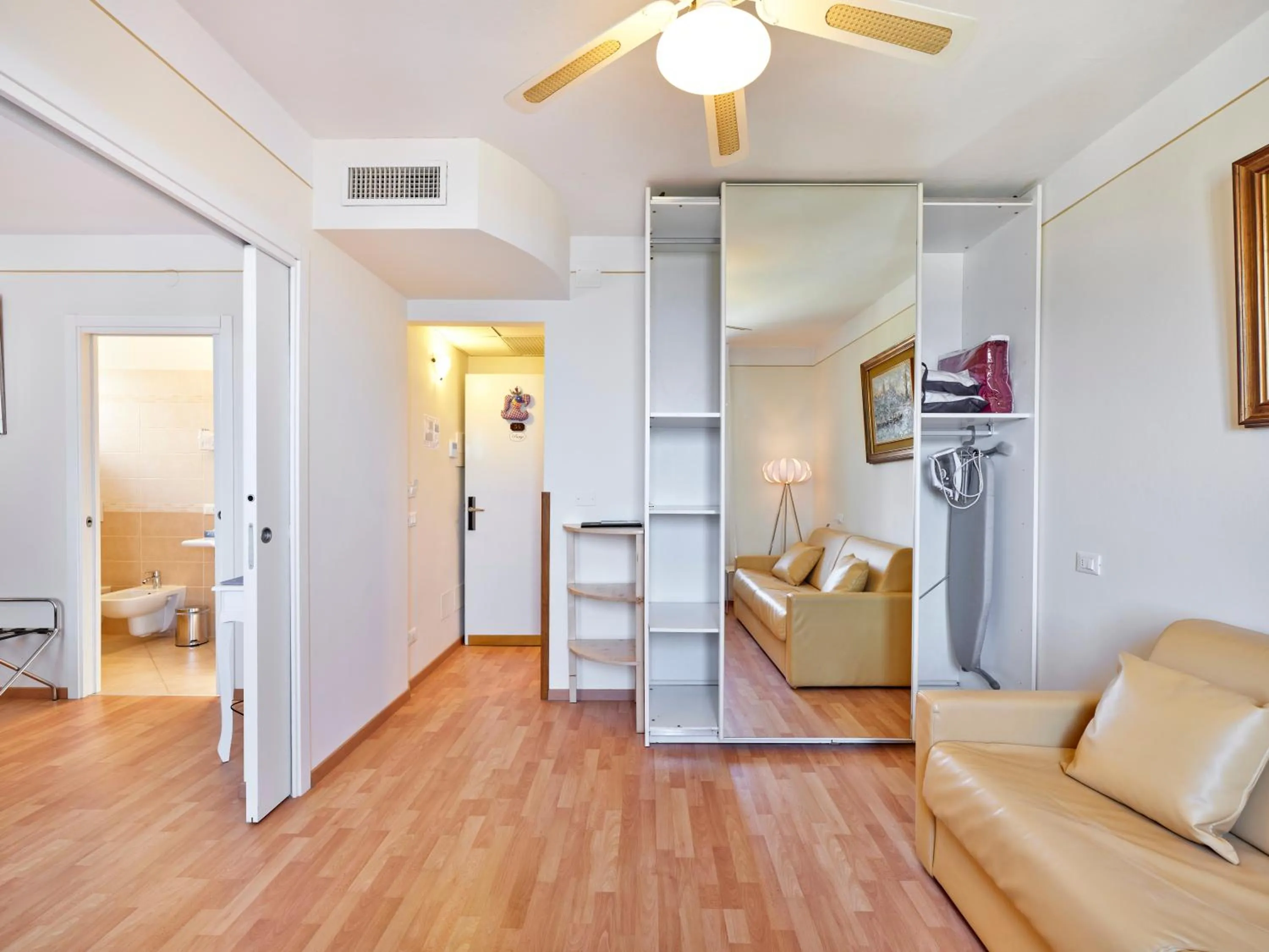 Bed in Hotel San Marco