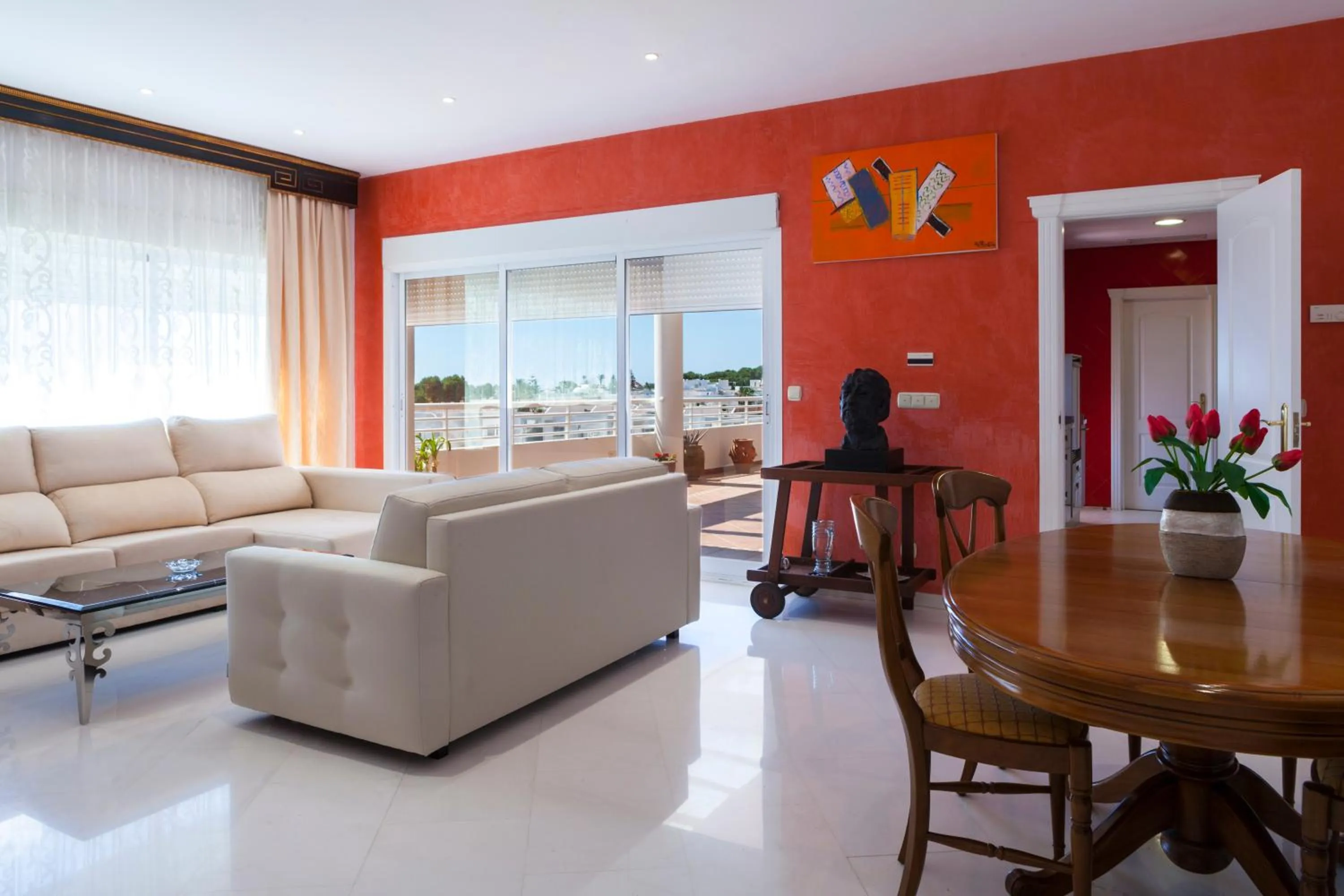 Living room in Apartamentos Mexico