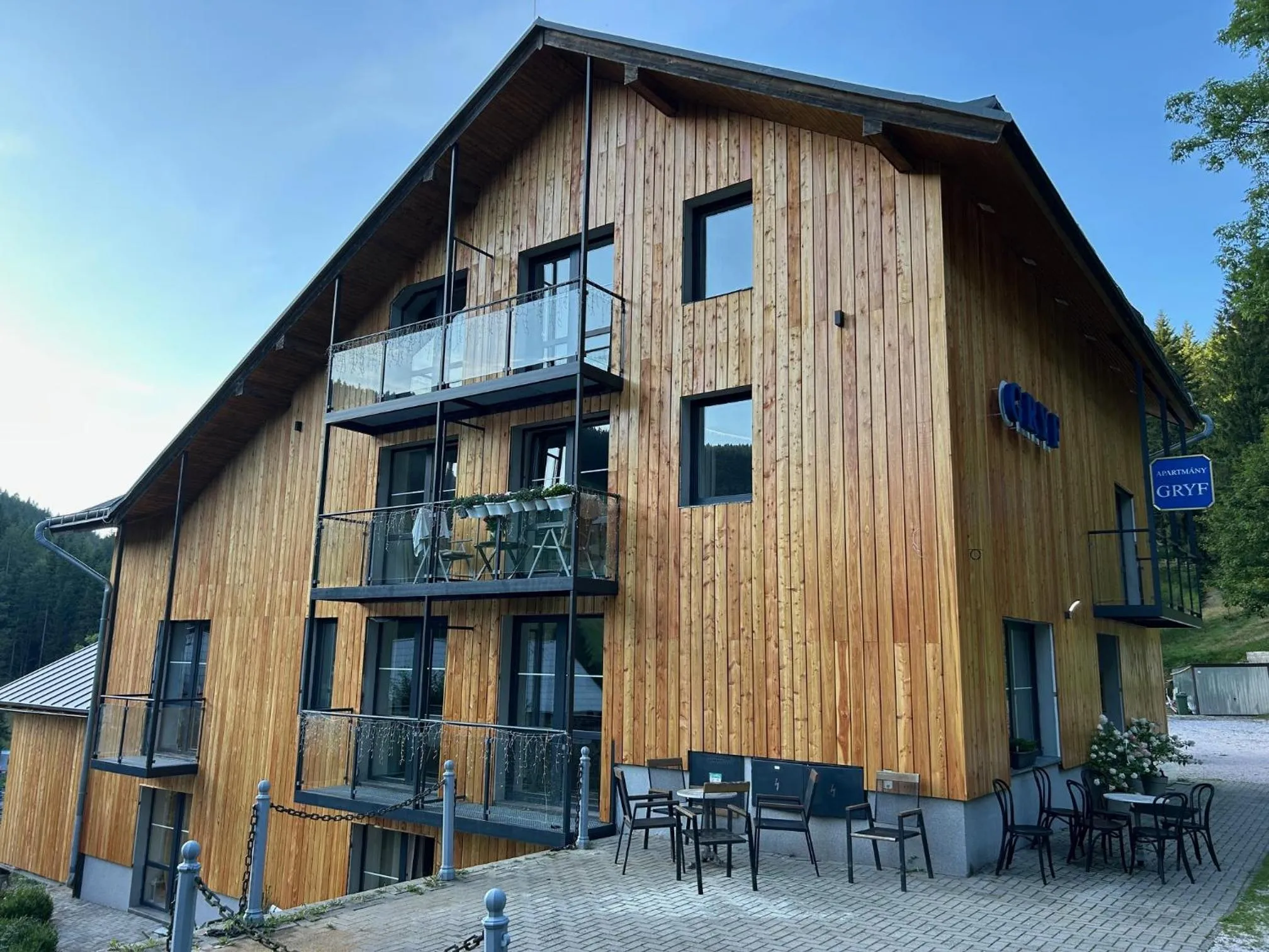 Property building in Apartmány Gryf Harrachov