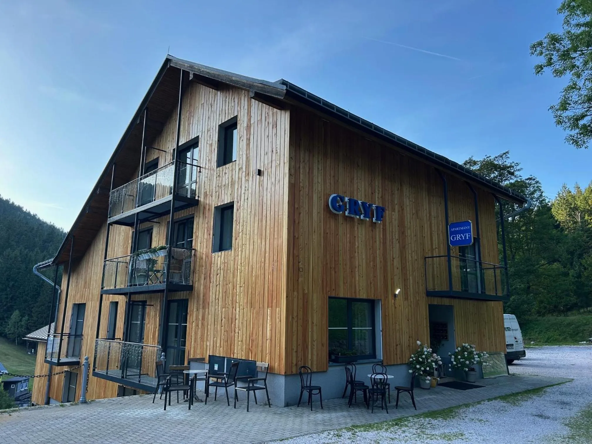 Property building in Apartmány Gryf Harrachov