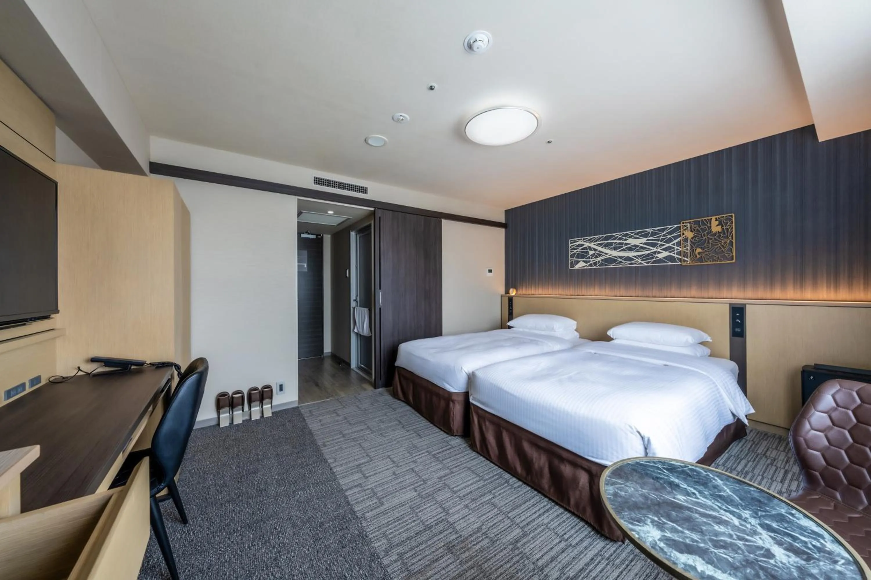 Bed in Richmond Hotel Yokohama Ekimae