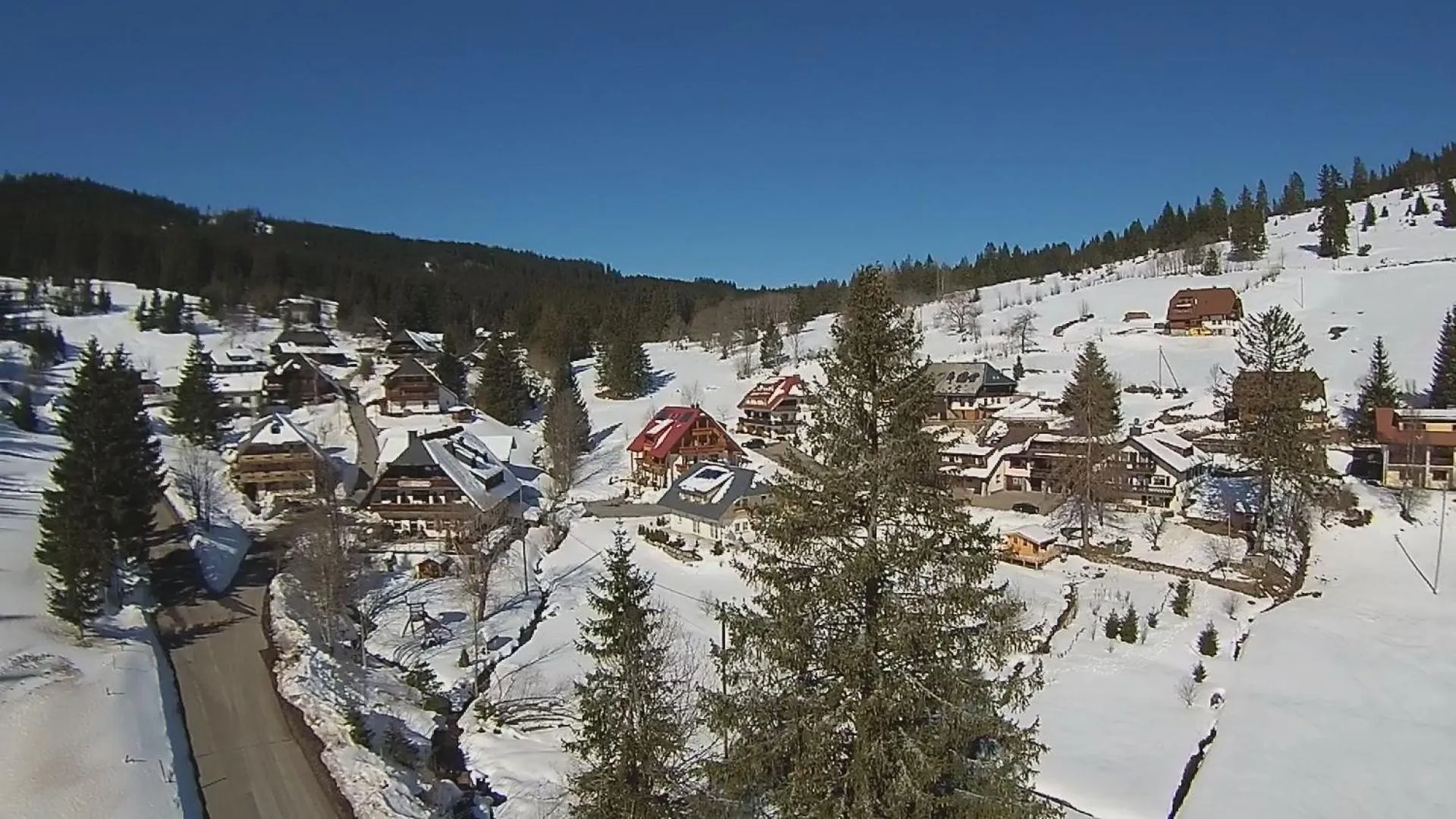 Bird's eye view in Schwarzwald-Hotel Kraeutle