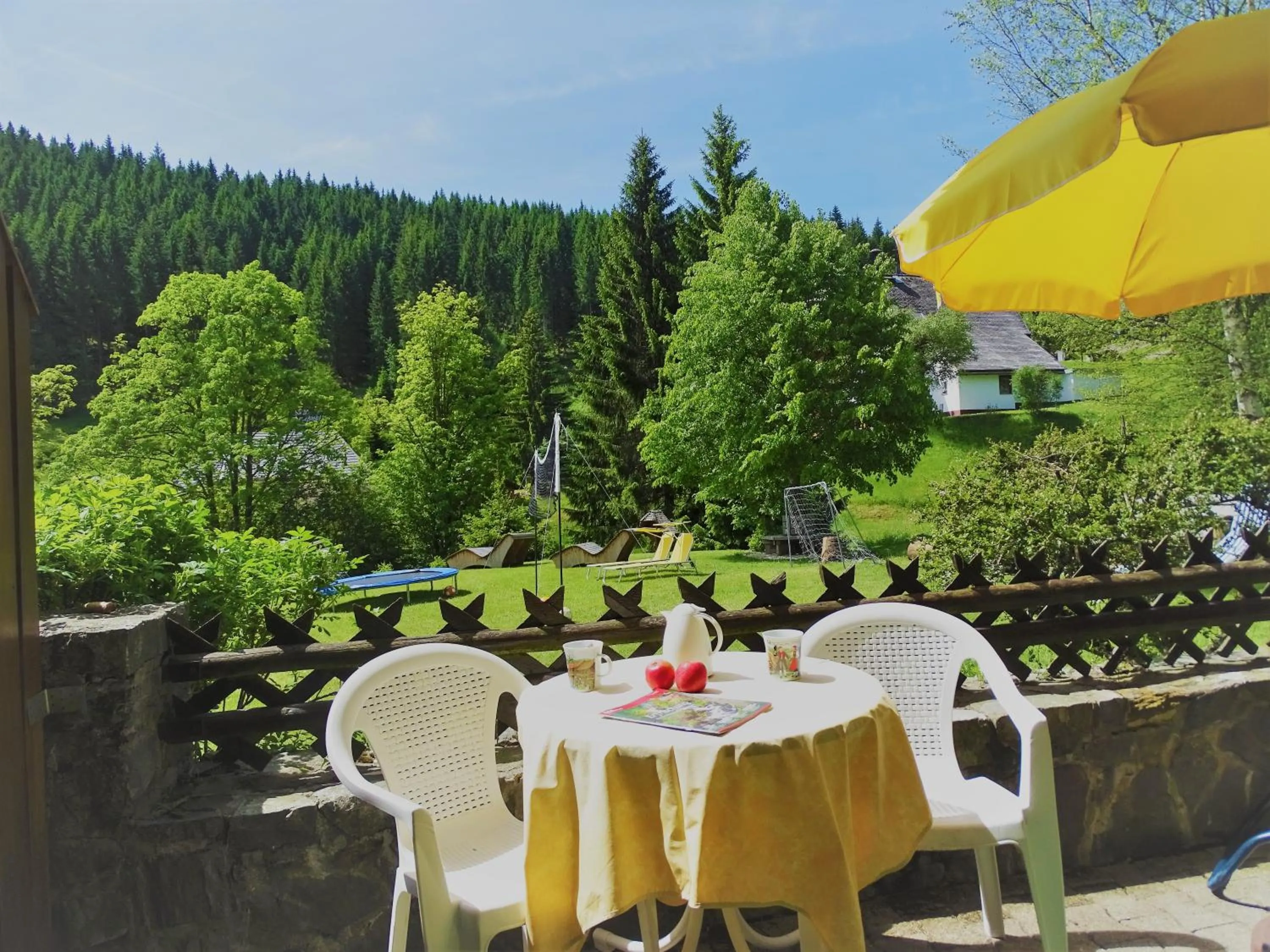 Garden in Schwarzwald-Hotel Kraeutle