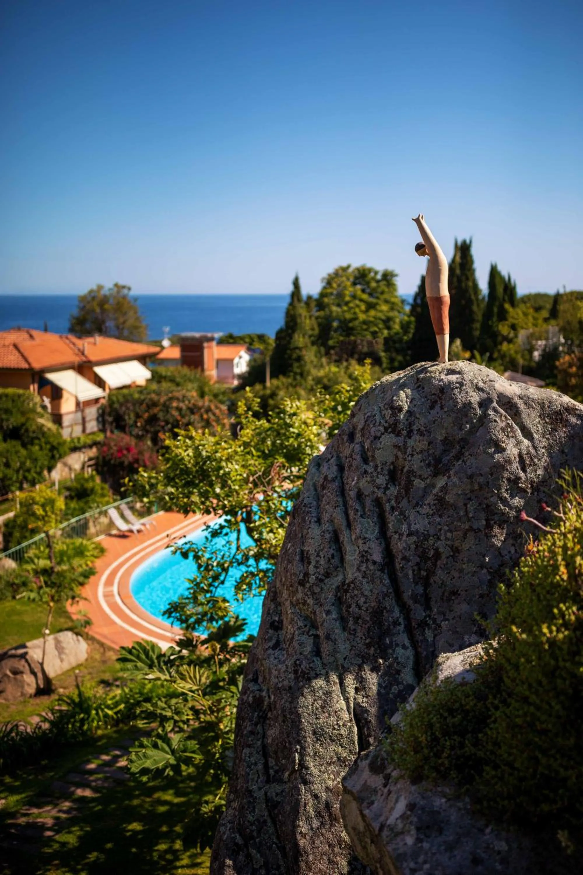 Pool view in Hotel Cernia Isola Botanica