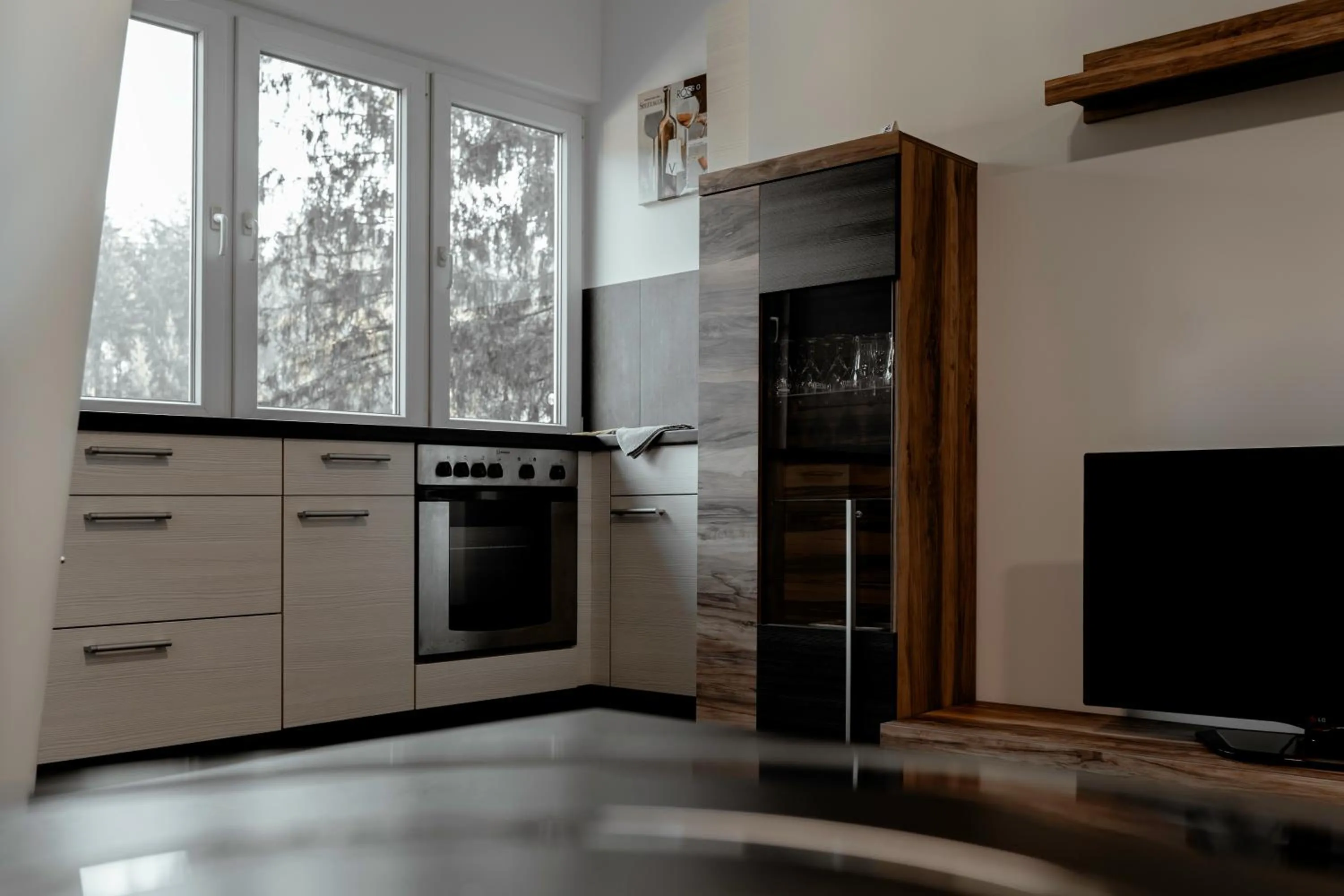 Kitchen or kitchenette in Waldhotel Rennsteighöhe