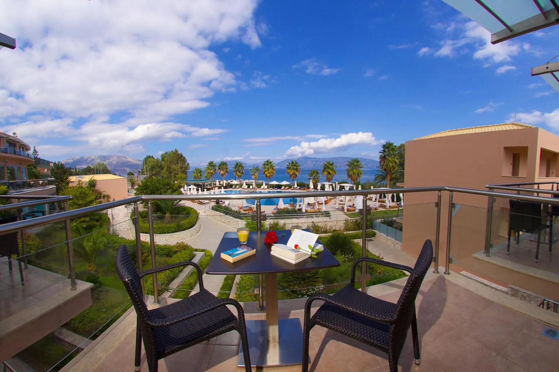Pool view in Ionian Emerald Resort