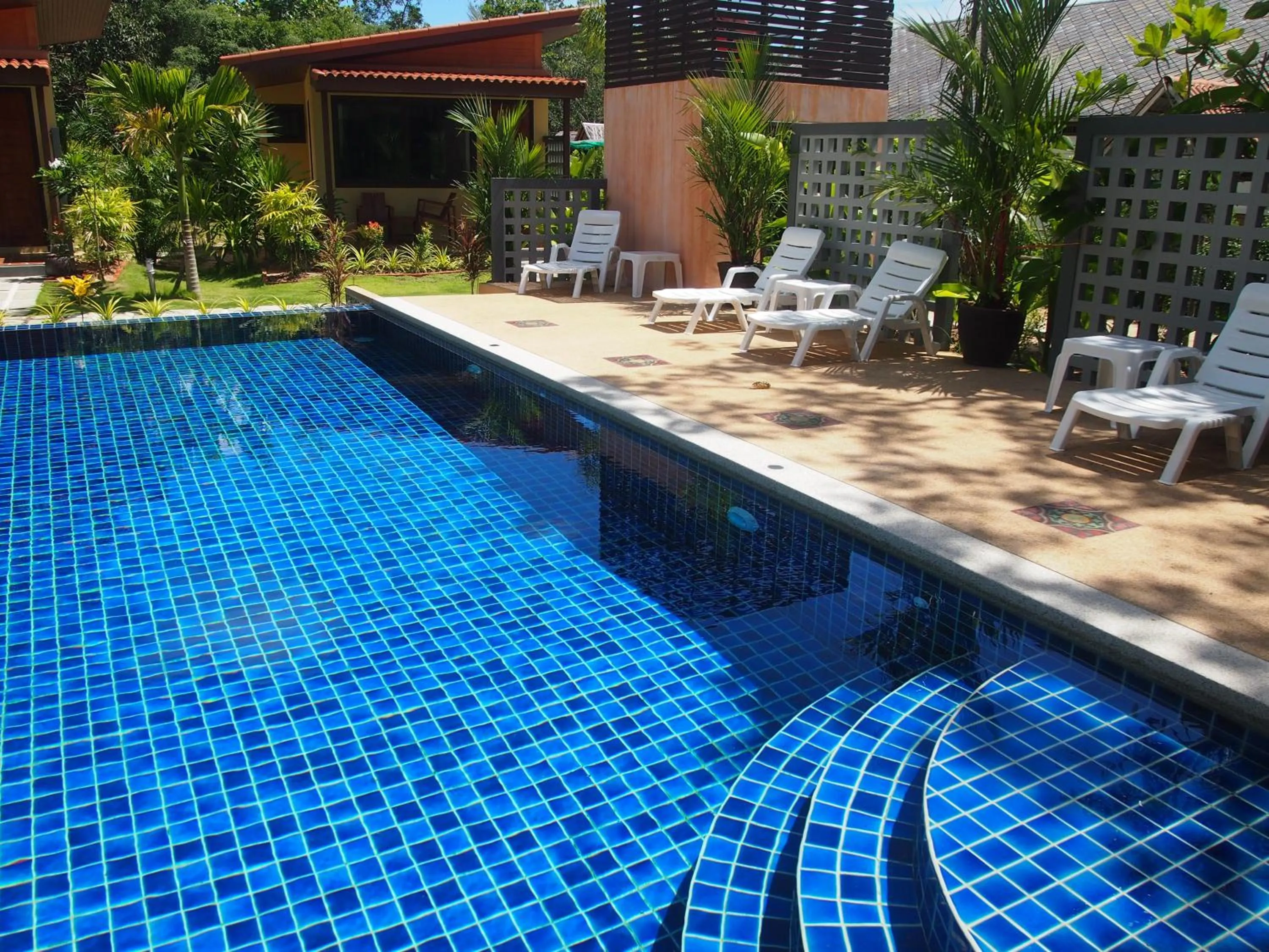 Swimming pool in AT Bangsak Resort
