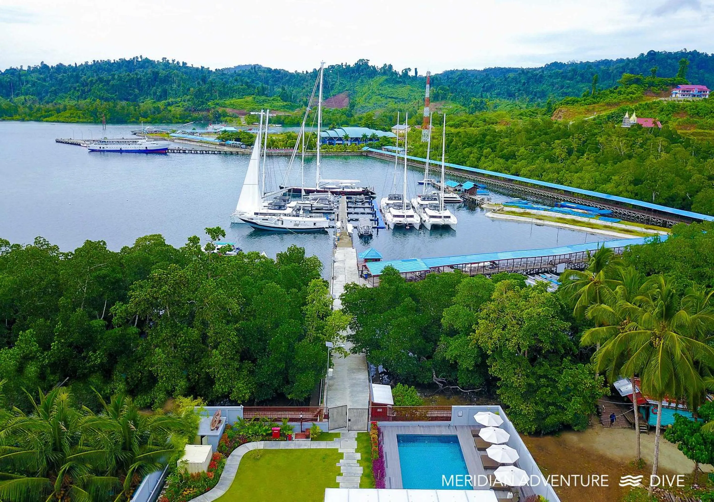 Bird's eye view in Meridian Adventure Marina Club & Resort