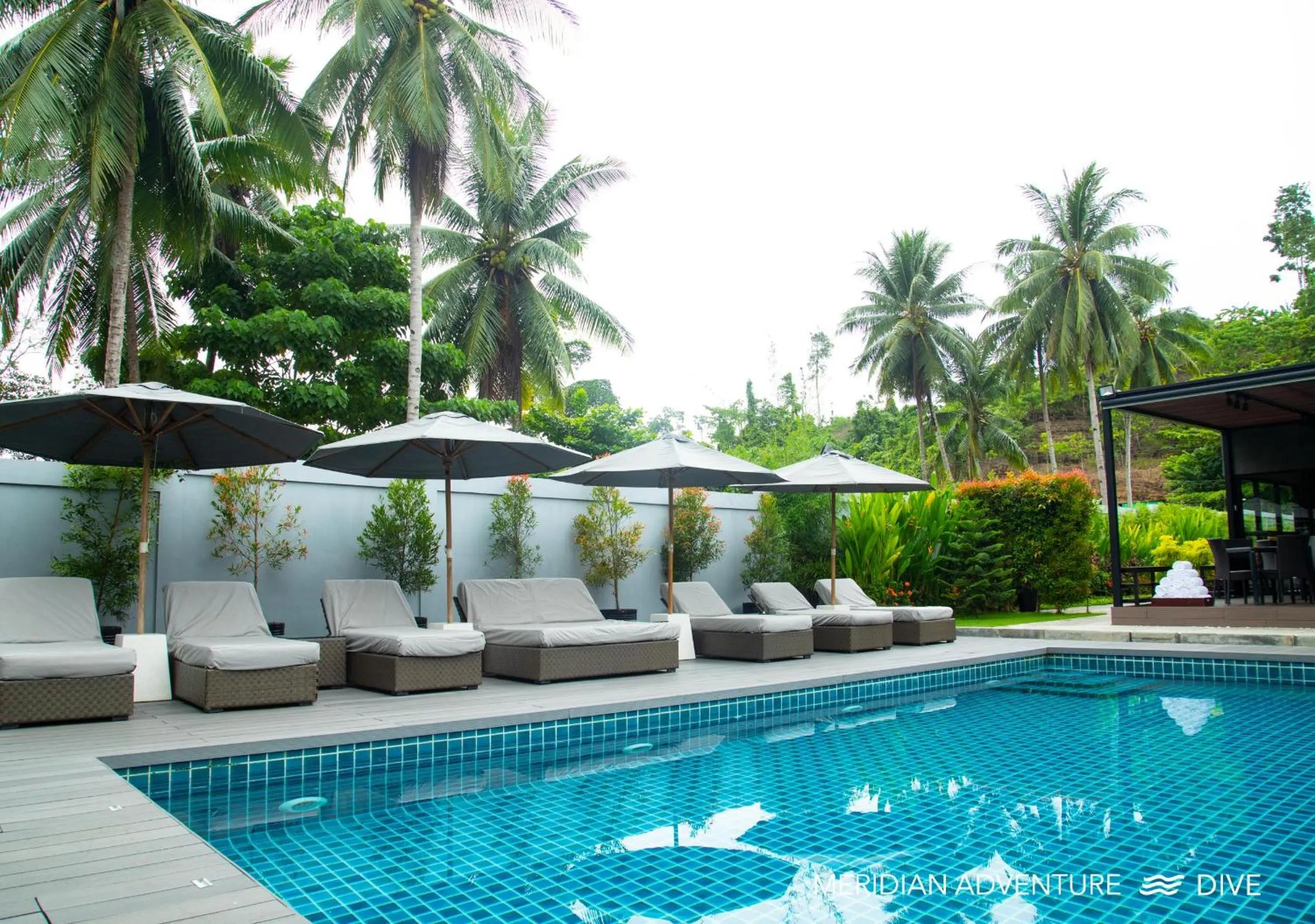 Garden in Meridian Adventure Marina Club & Resort