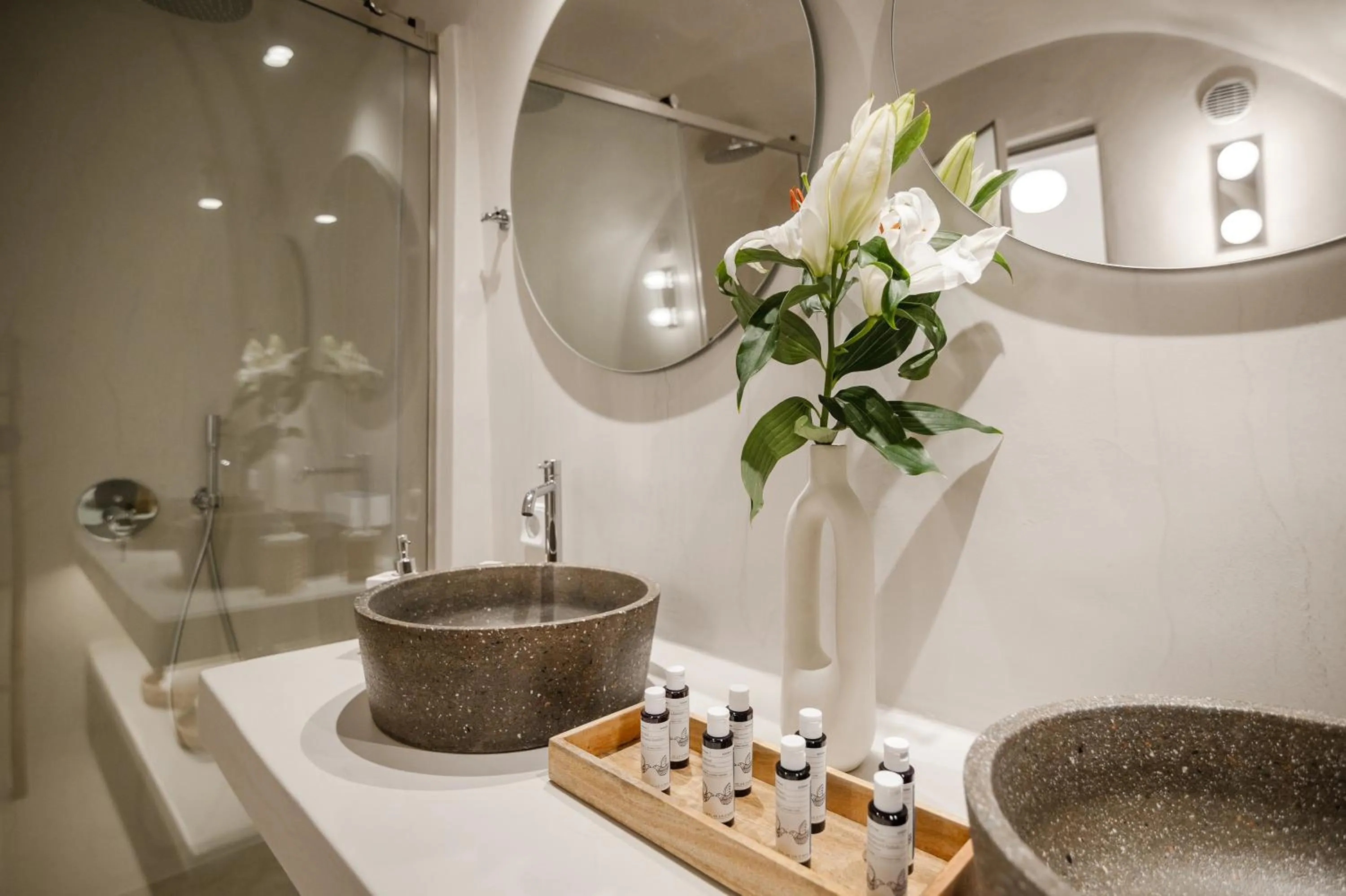 Bathroom in Oia Mare Villas