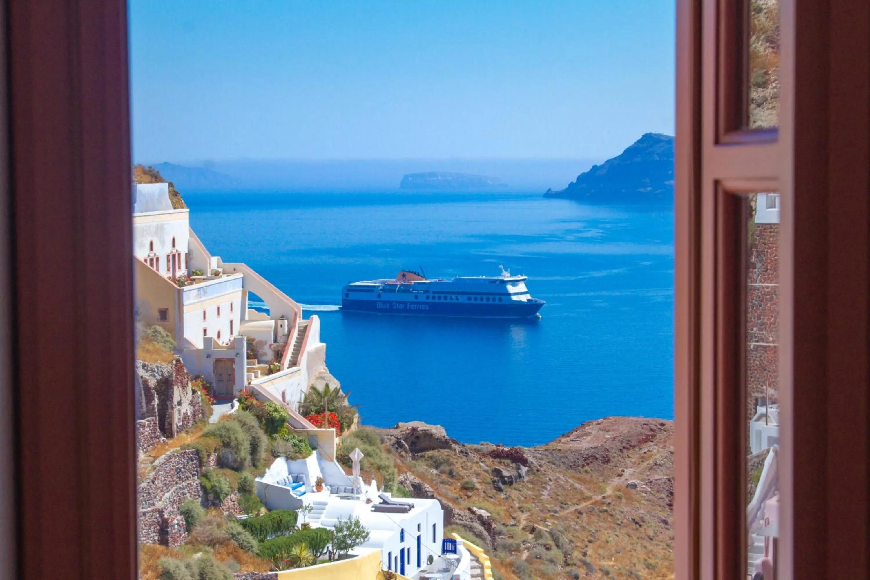 Sea view in Oia Mare Villas