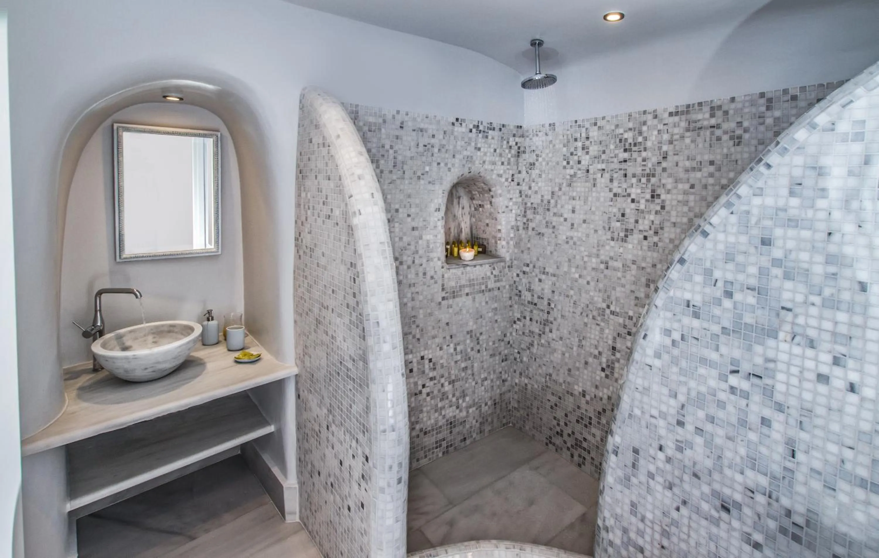 Bathroom in Oia Mare Villas