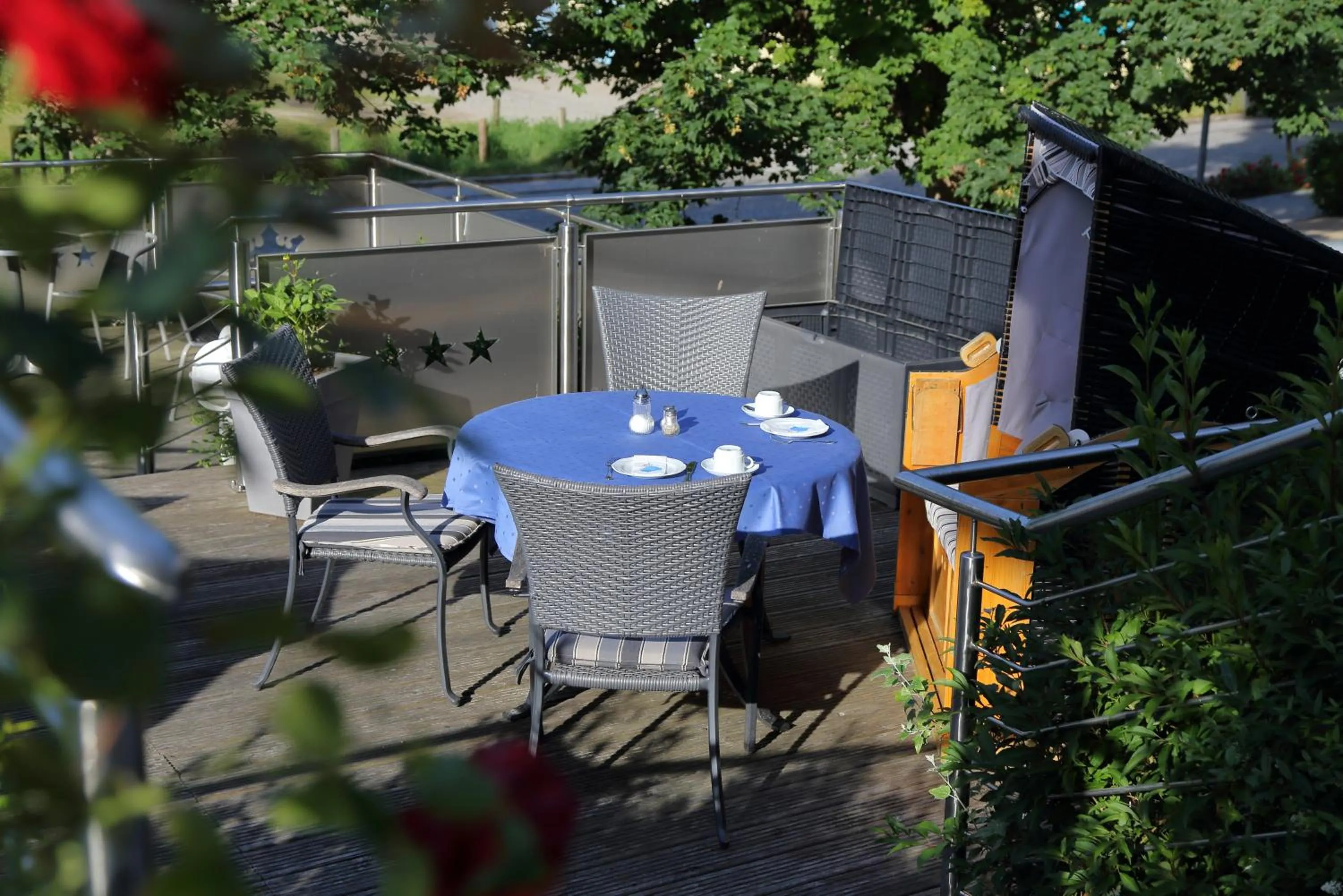 Balcony/Terrace in Aparthotel Seeschlösschen