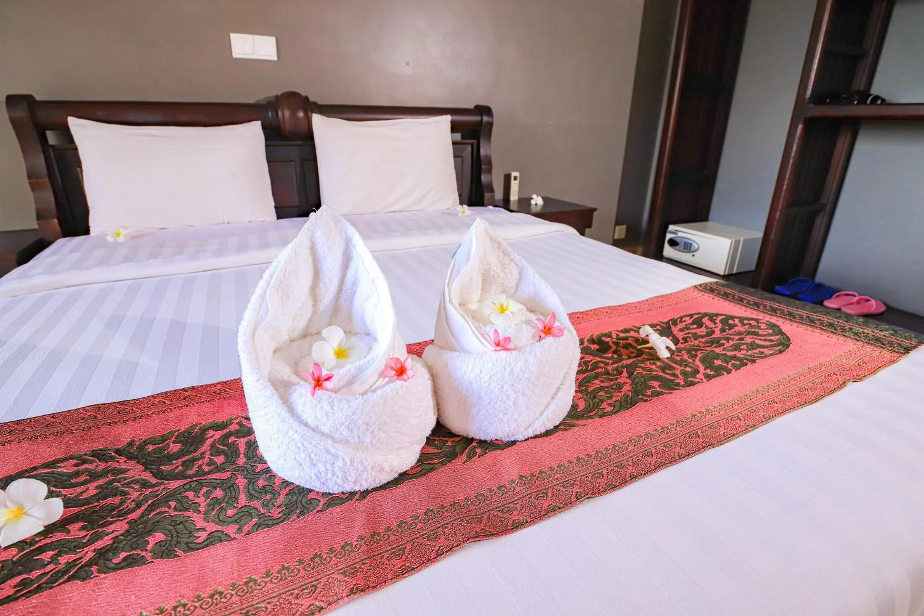 Bed in Riviera Hotel & Resort Kep