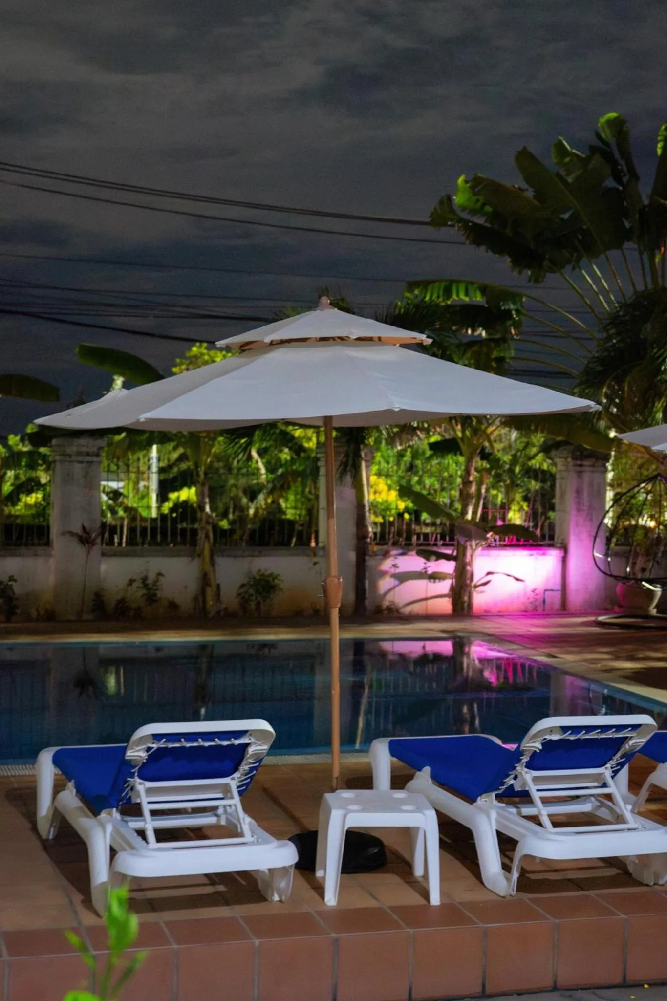 sunbed in Riviera Hotel & Resort Kep