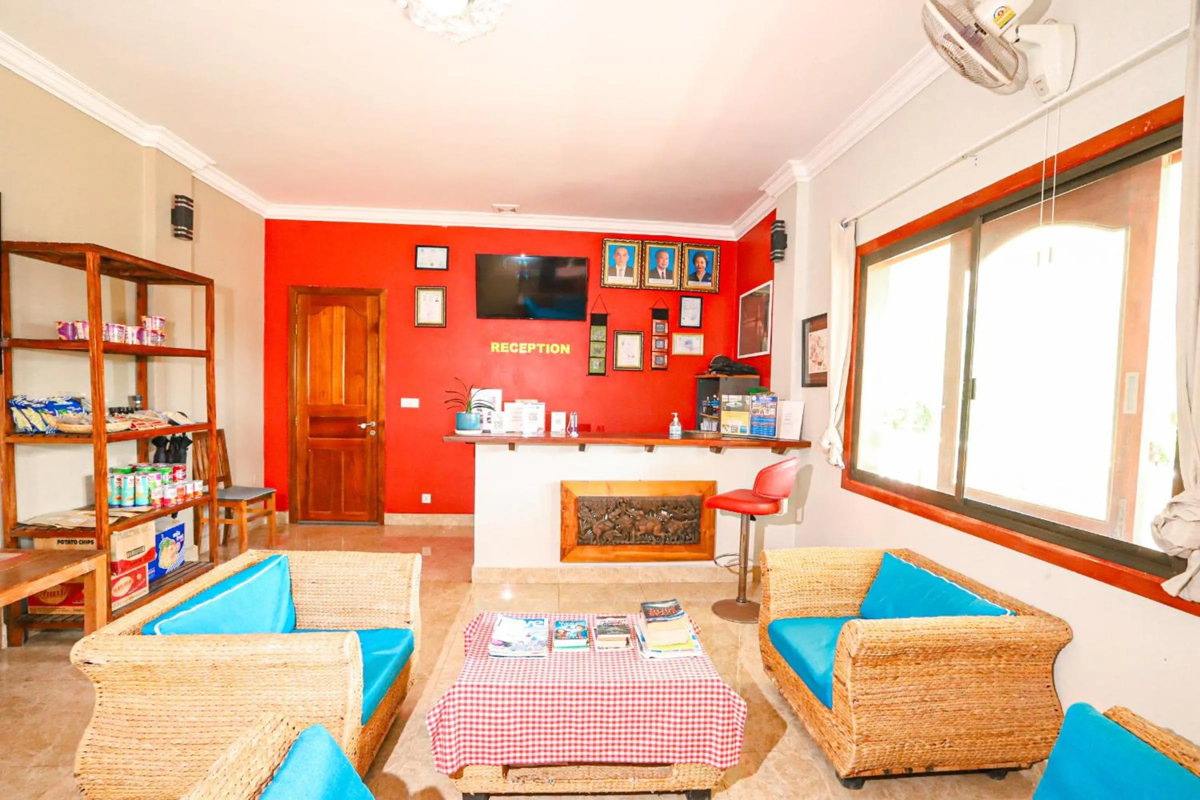 Seating area in Riviera Hotel & Resort Kep