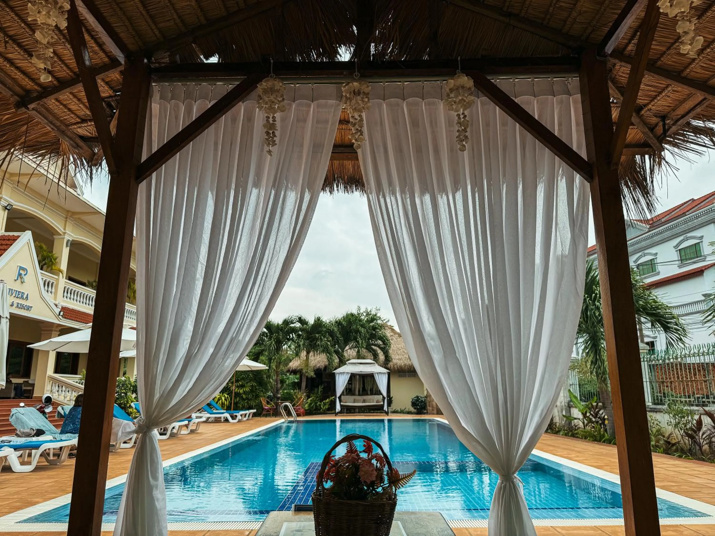 Patio in Riviera Hotel & Resort Kep