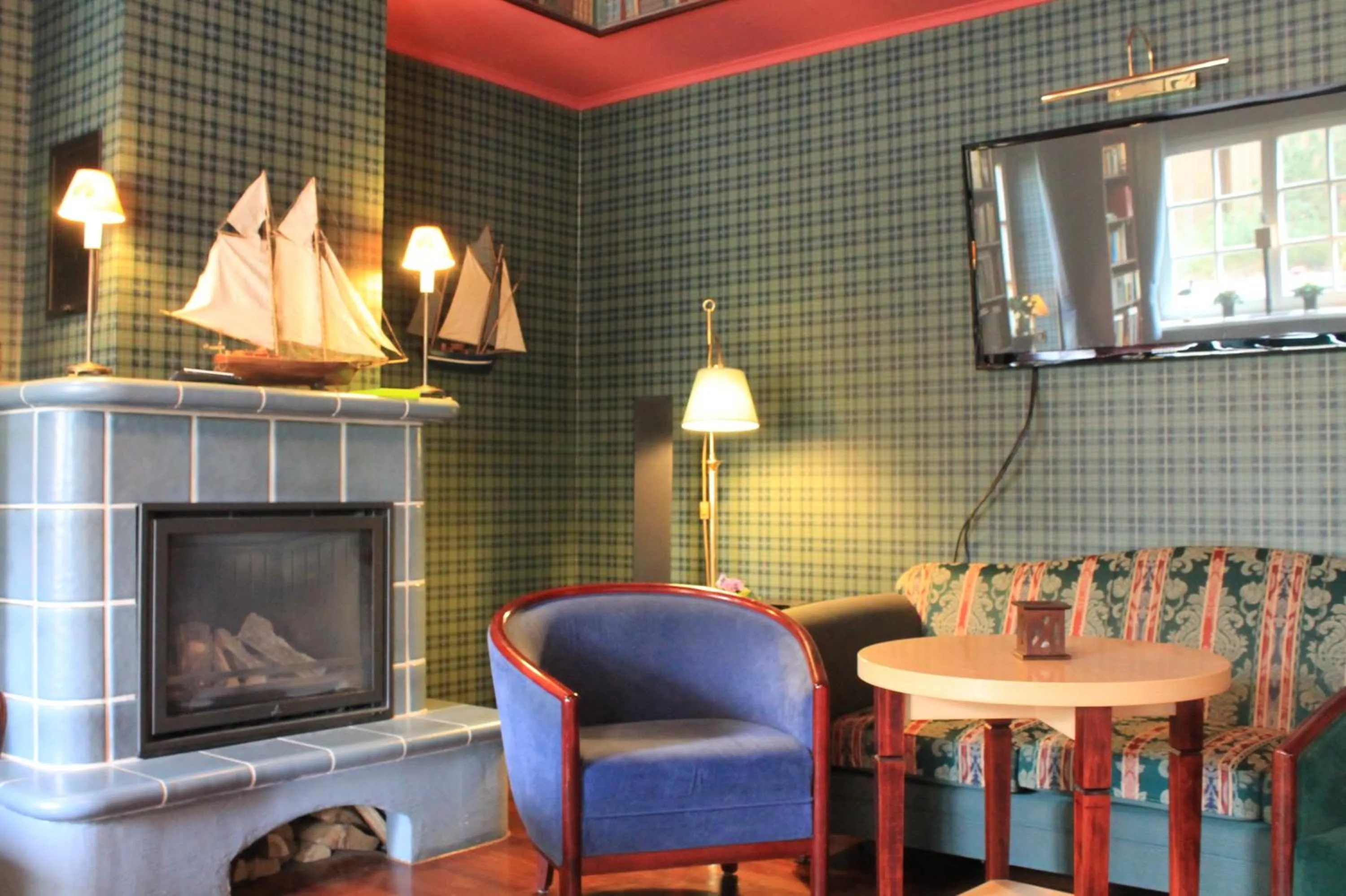 Communal lounge/ TV room in Haus Antje