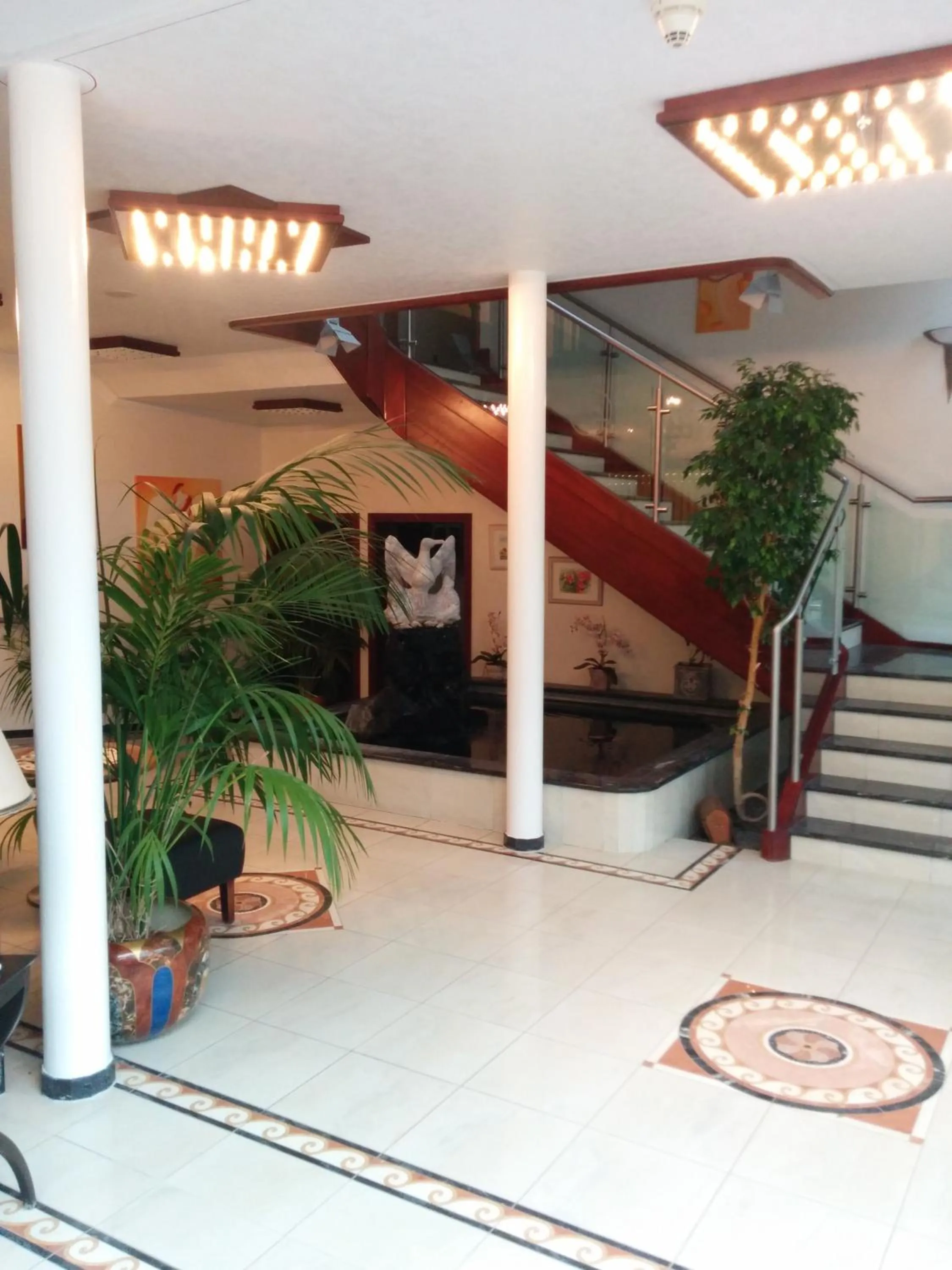 Lobby or reception in Hotel Seemöwe