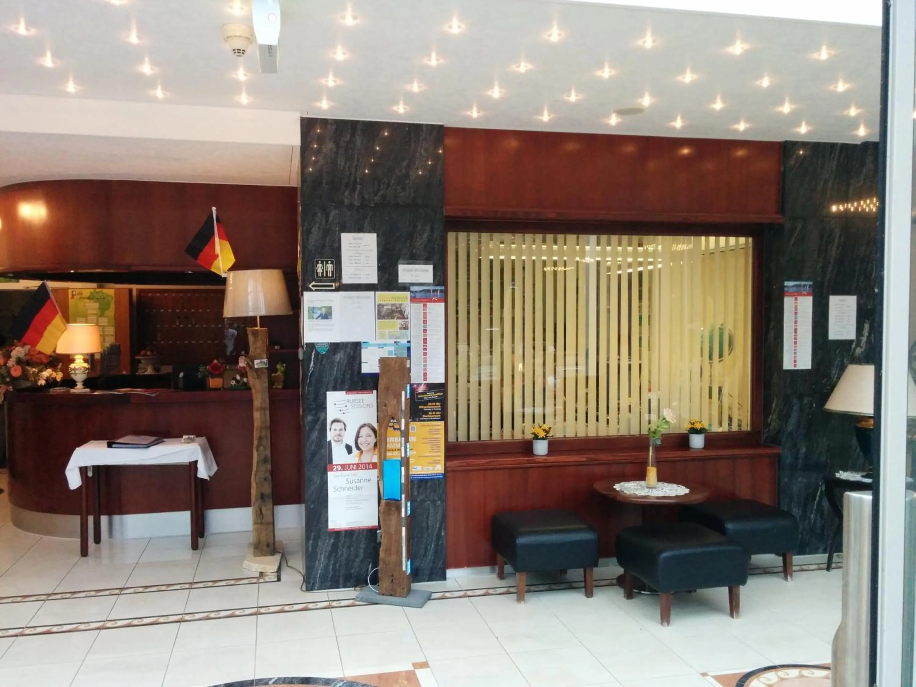 Lobby or reception in Hotel Seemöwe