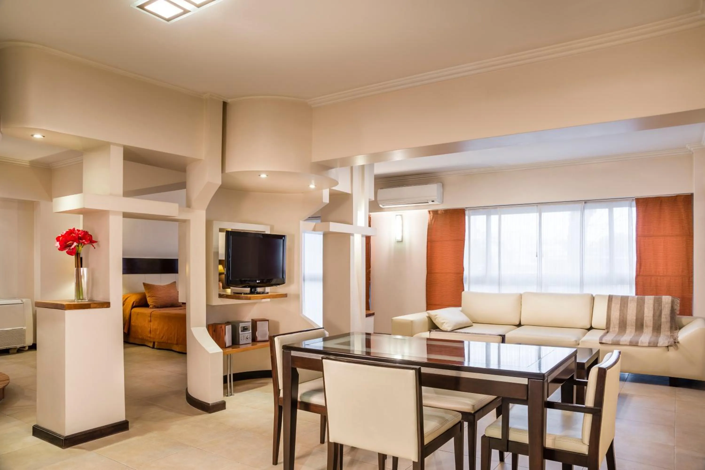 Living room in Montañas Azules Apart Hotel