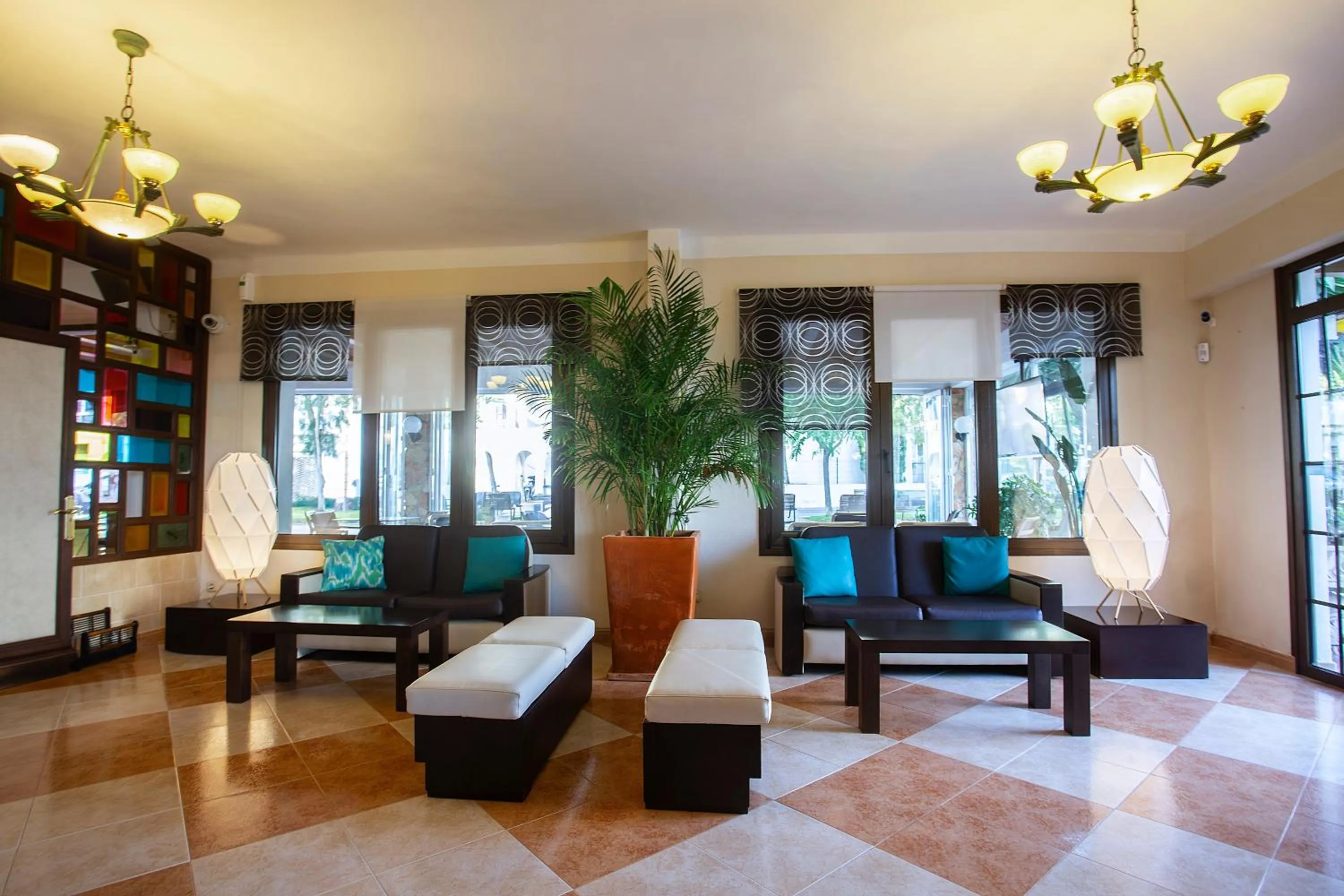 Seating area in Hotel Ses Puntetes