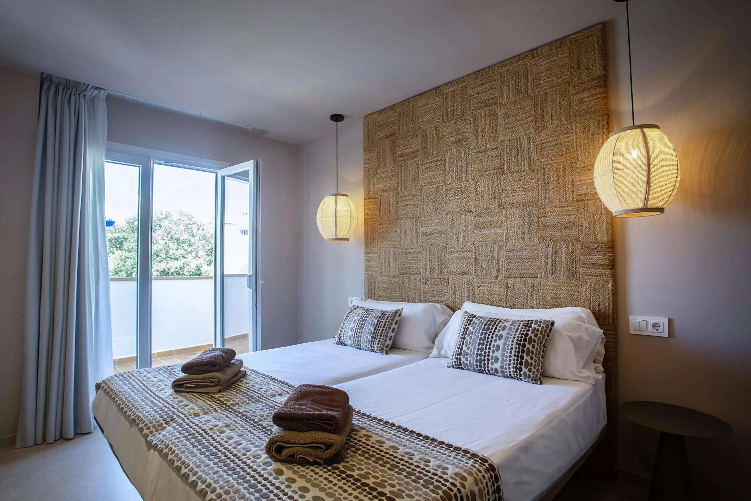 Bed in Hotel Ses Puntetes