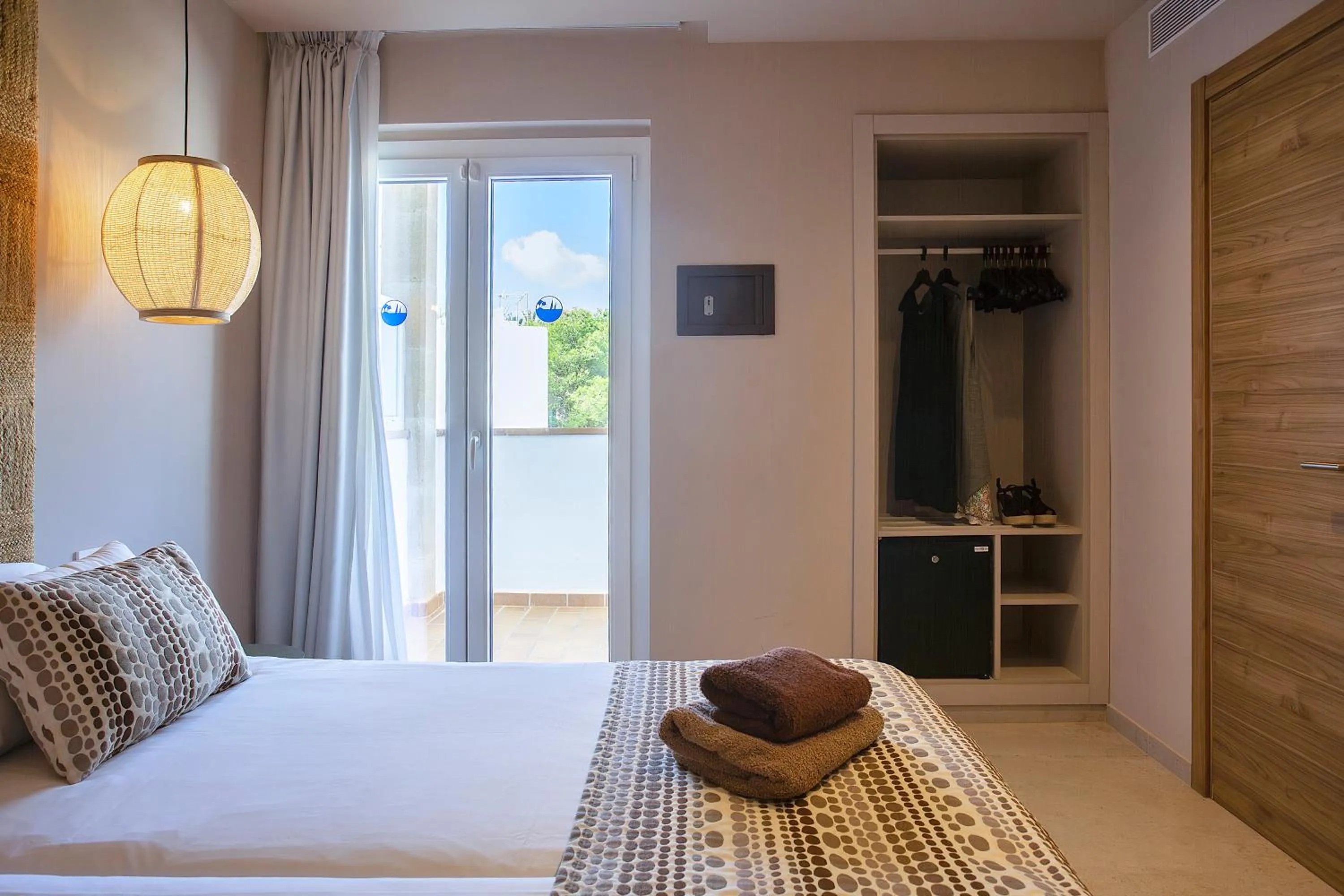 Bed in Hotel Ses Puntetes