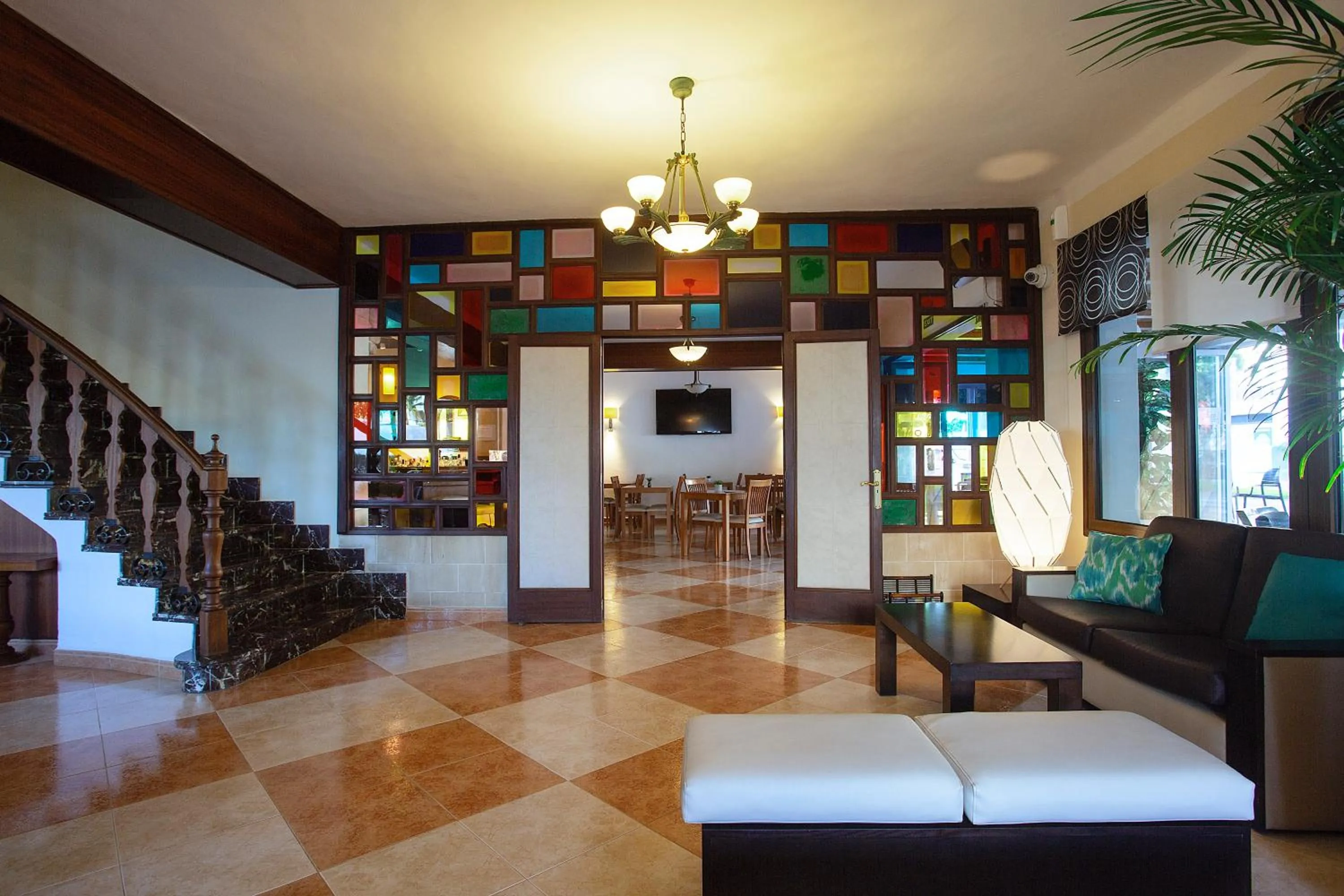 Seating area in Hotel Ses Puntetes