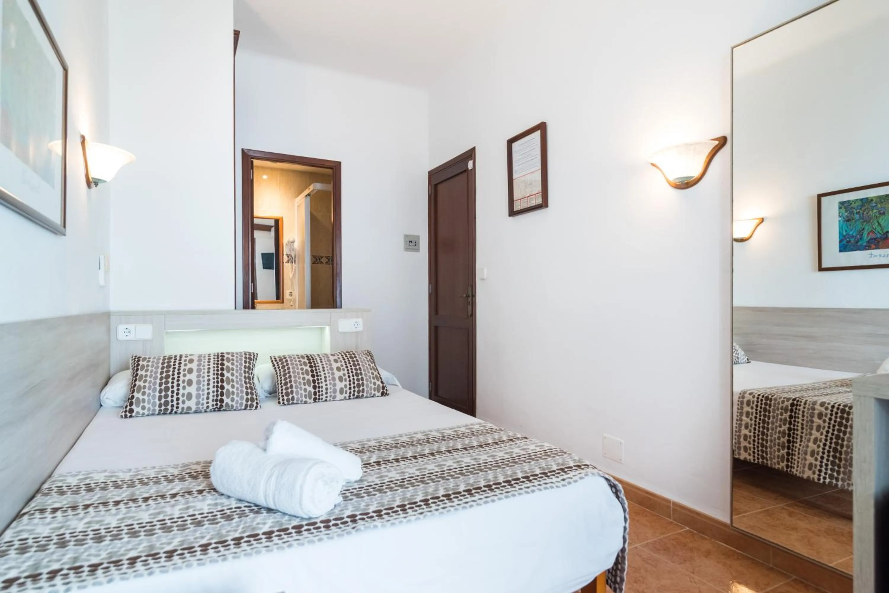 Bed in Hotel Ses Puntetes