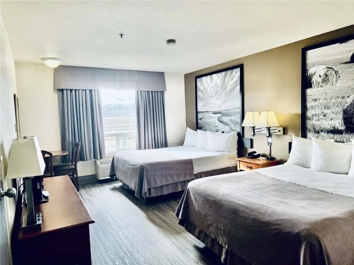 Bed in Super 8 by Wyndham Slave Lake AB