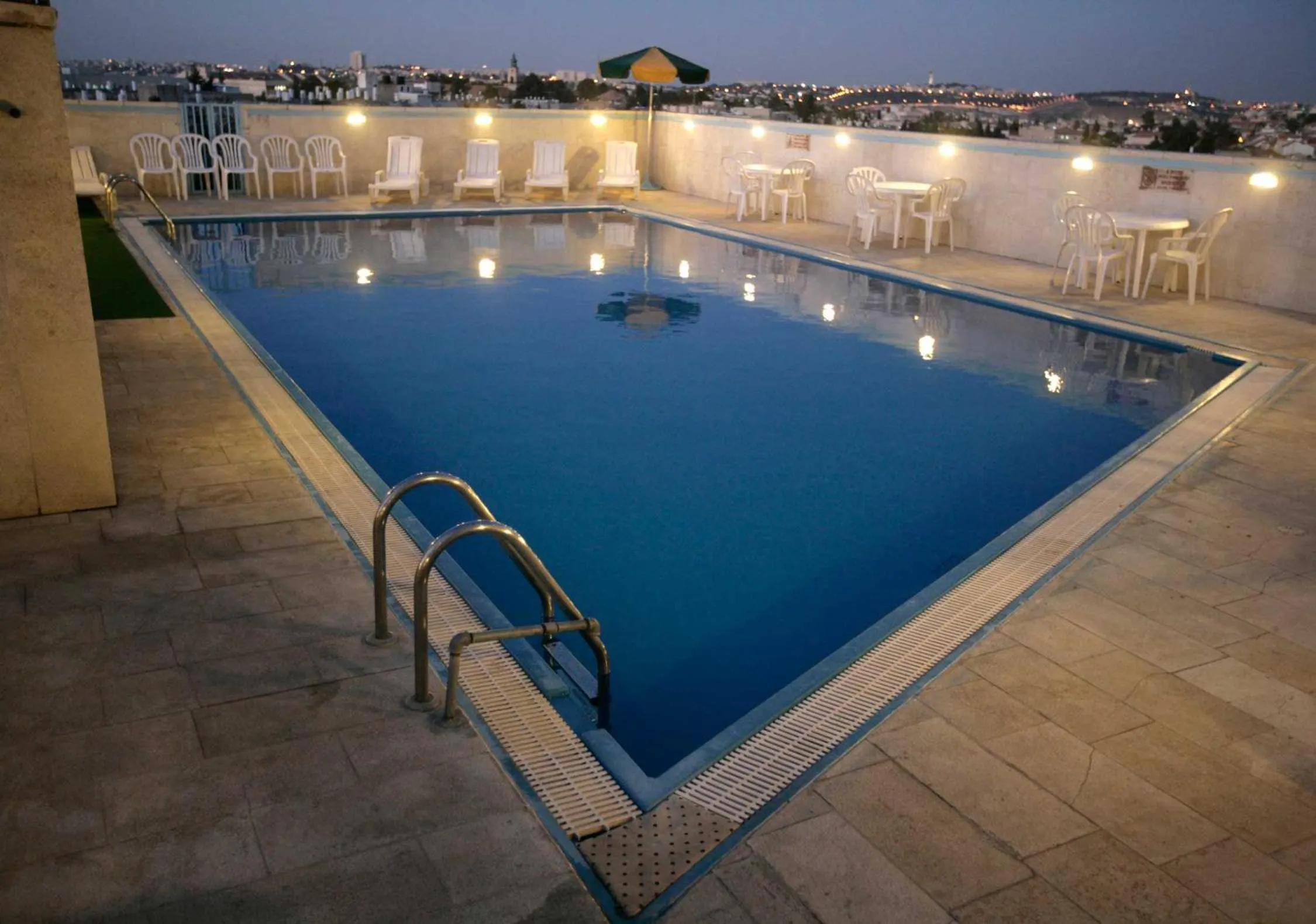 Pool view in Caesar Premier Jerusalem Hotel