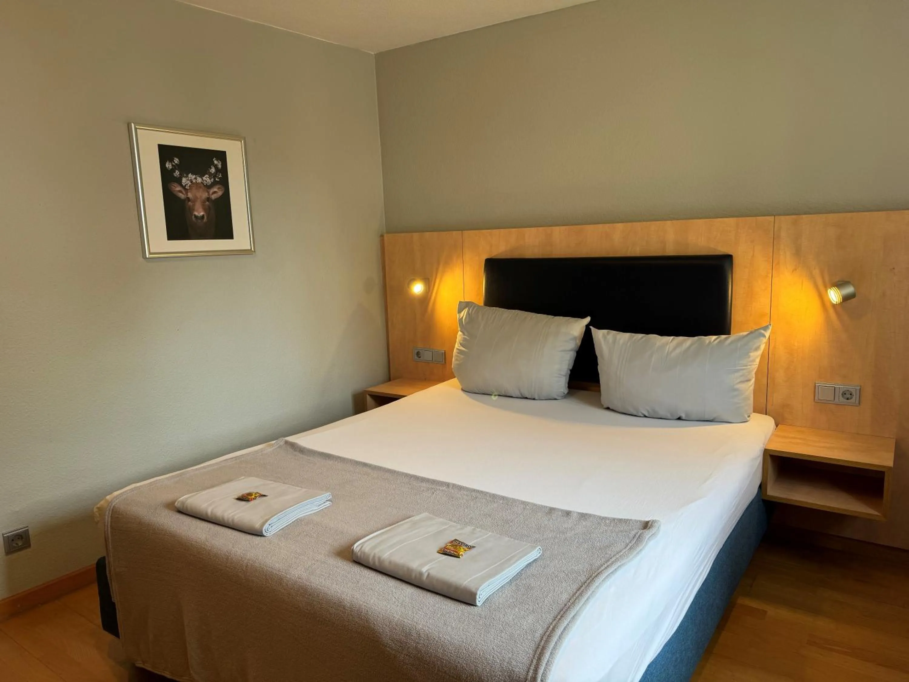 Bedroom, Bed in Badischer Hof