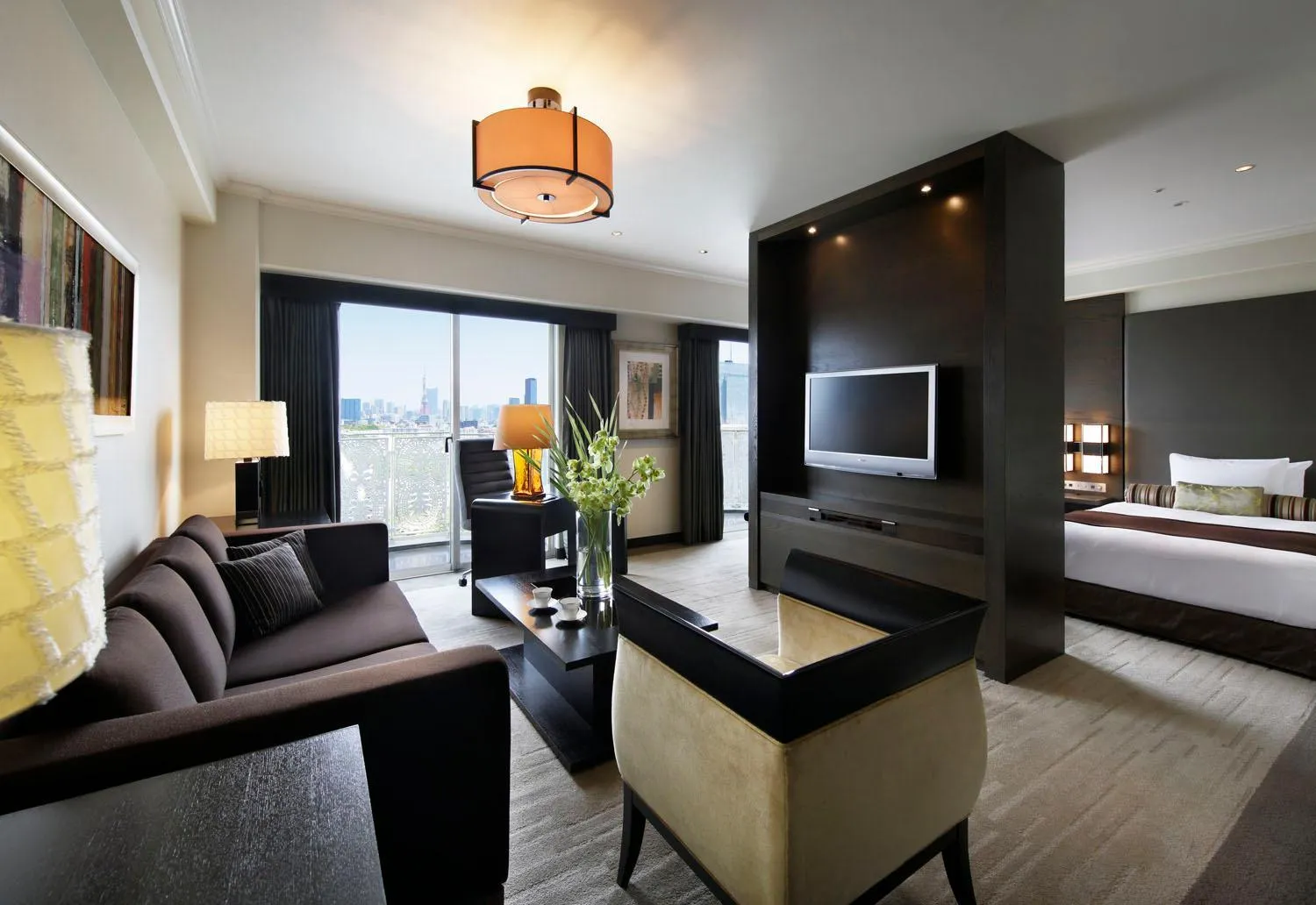 [Tokyo Tower View] Club Junior Suite Twin Room with Lounge Access - Non-Smoking in Grand Prince Hotel Shin Takanawa