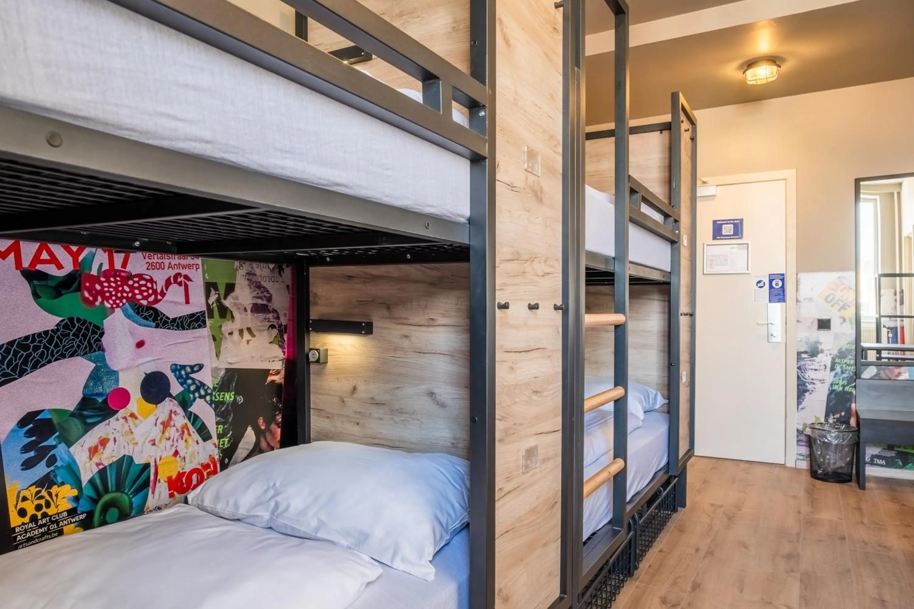 bunk bed, Bed in a&o Antwerpen Centraal