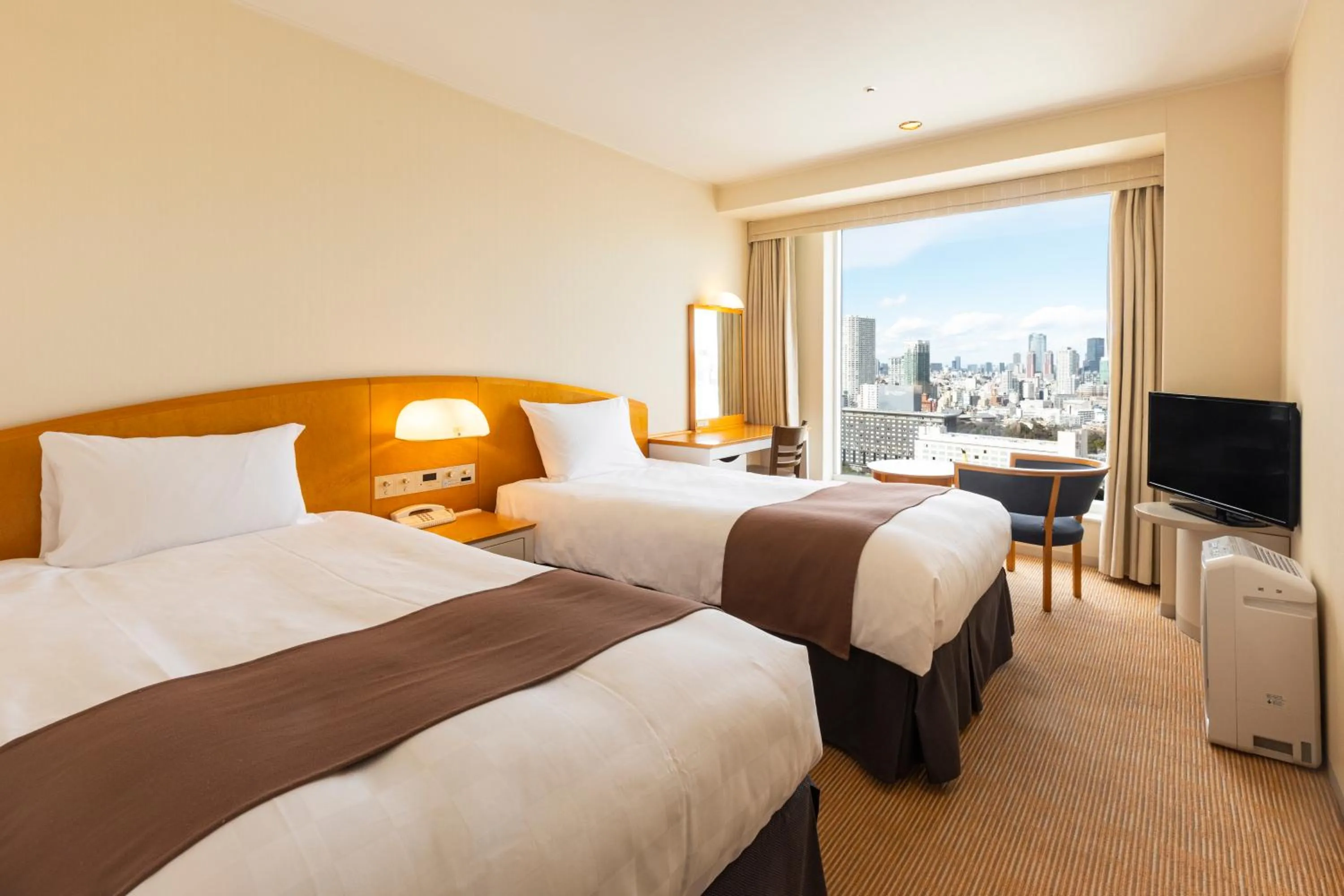 Bed in Shinagawa Prince Hotel