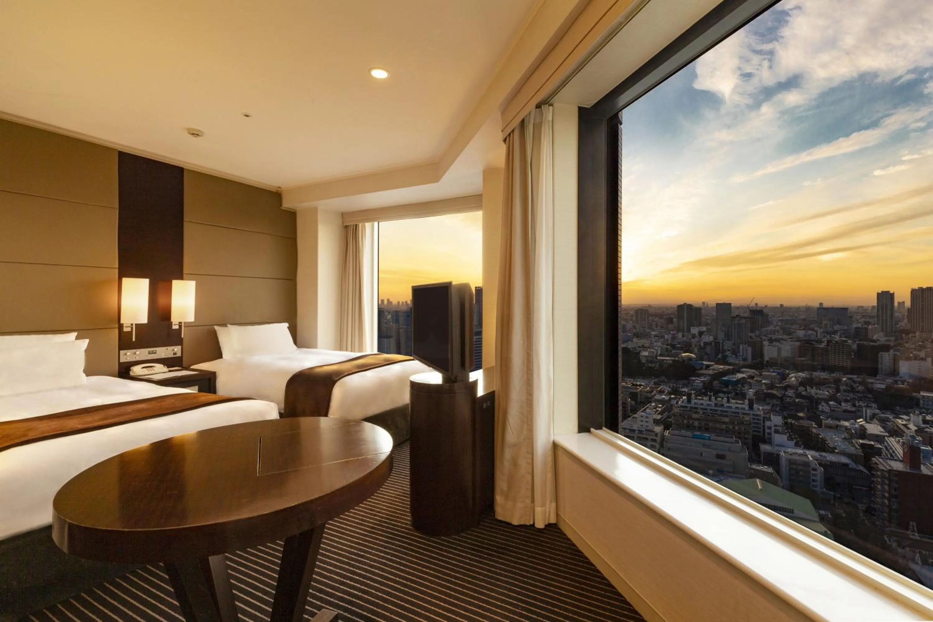 City view, Bed in Shinagawa Prince Hotel