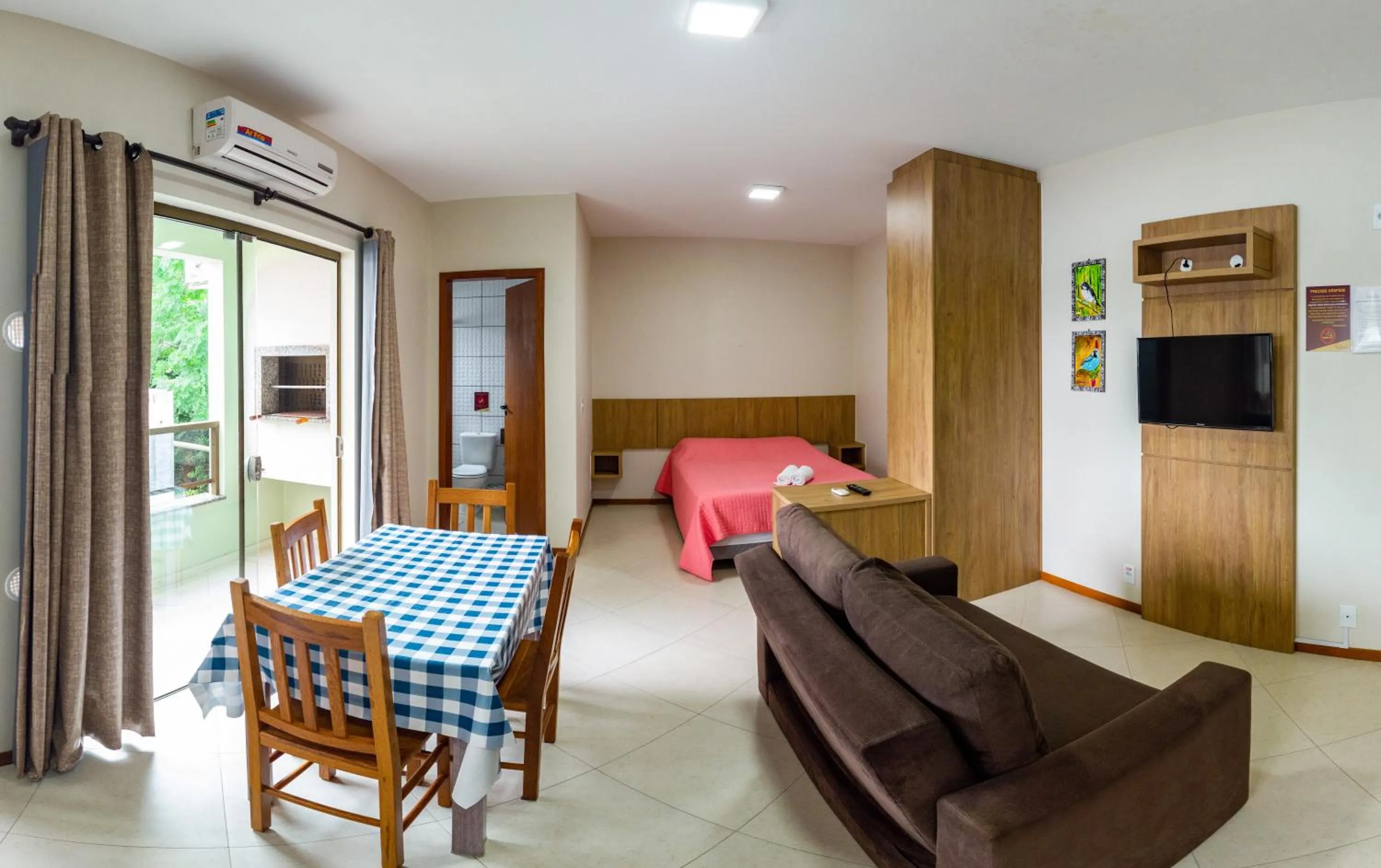 BBQ facilities in Canto dos Pássaros Flat - Canasvieiras