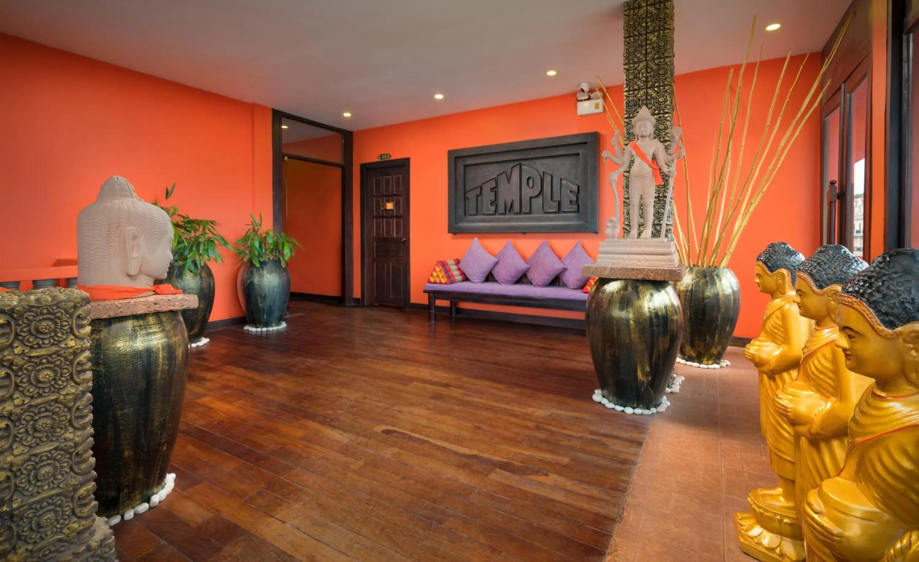 Decorative detail in Golden Temple Hotel