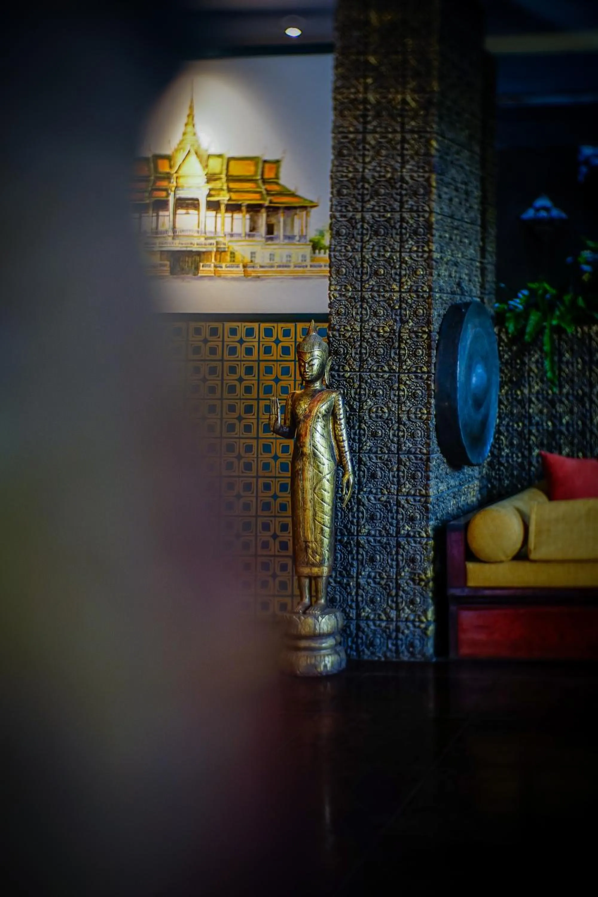 Seating area in Golden Temple Hotel