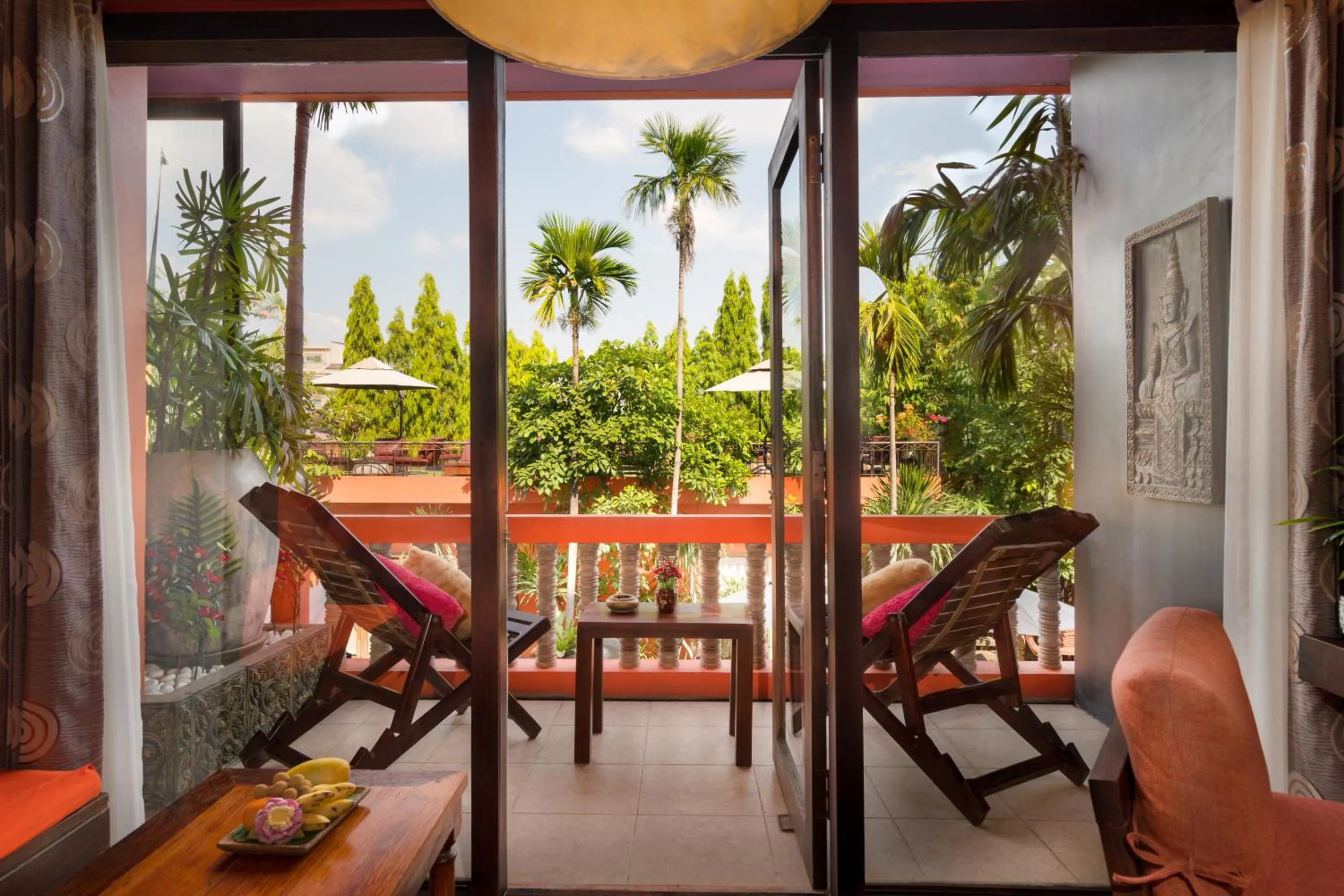 Pool view in Golden Temple Hotel