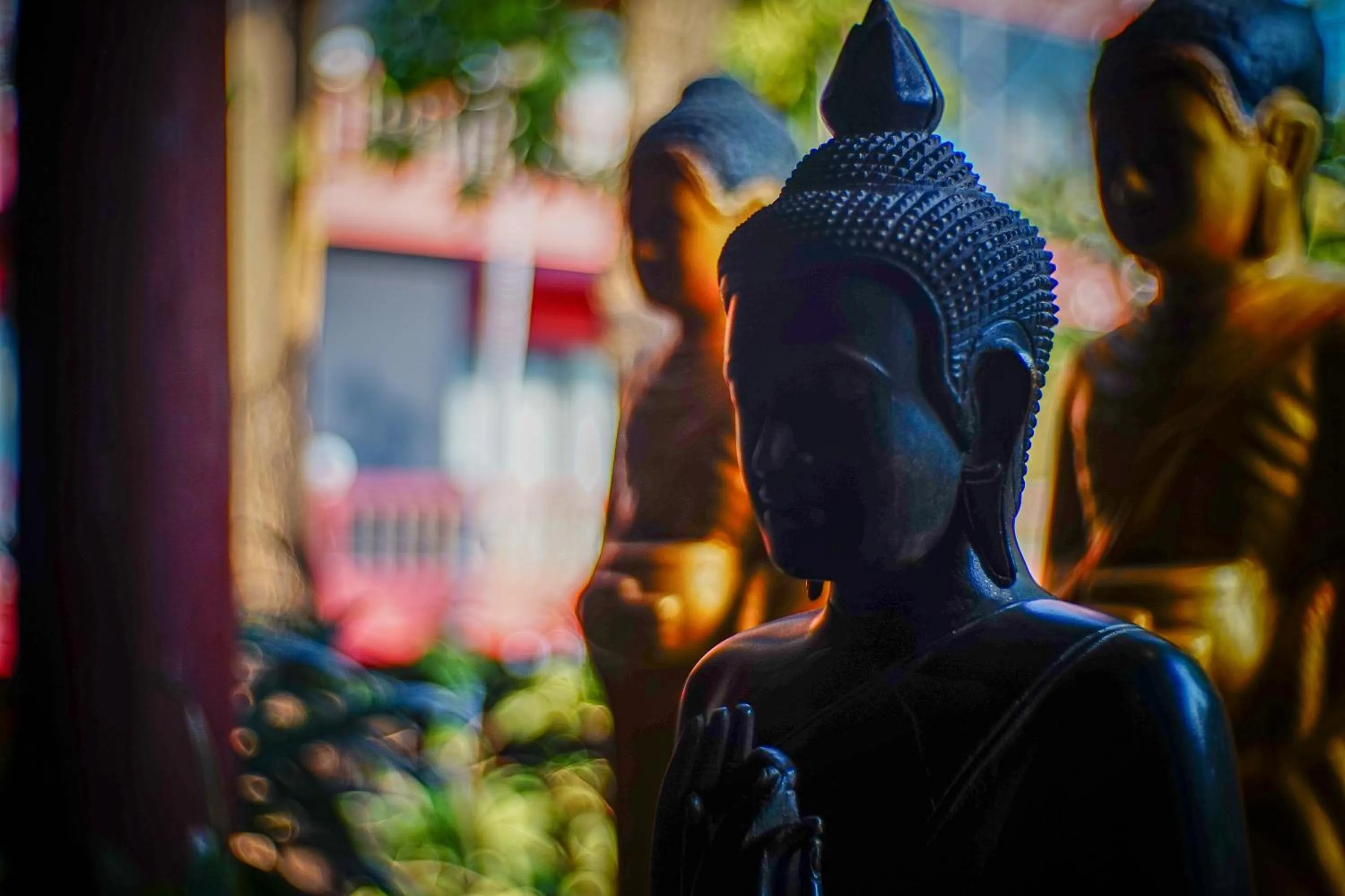 Decorative detail in Golden Temple Hotel