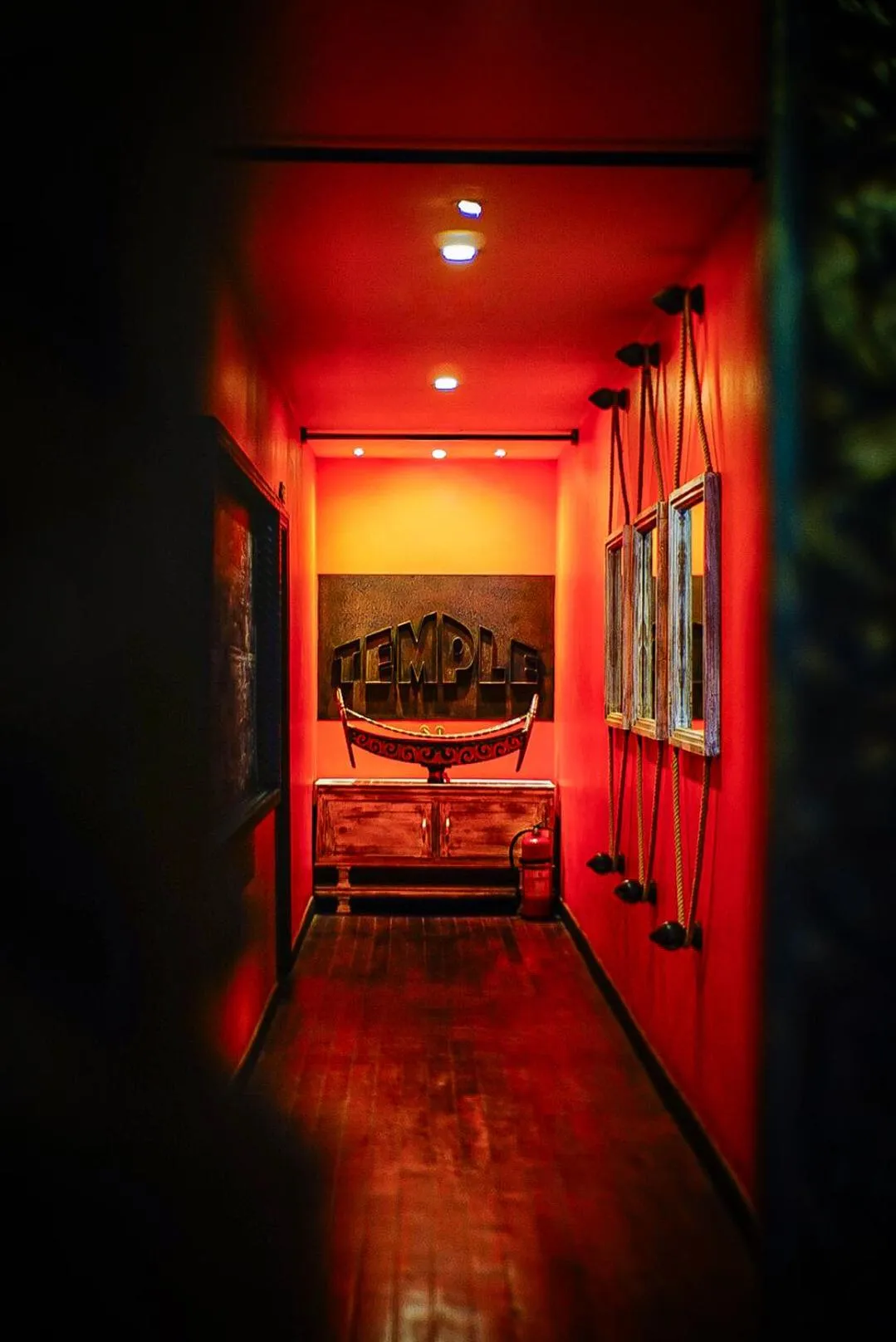 Decorative detail, Bed in Golden Temple Hotel