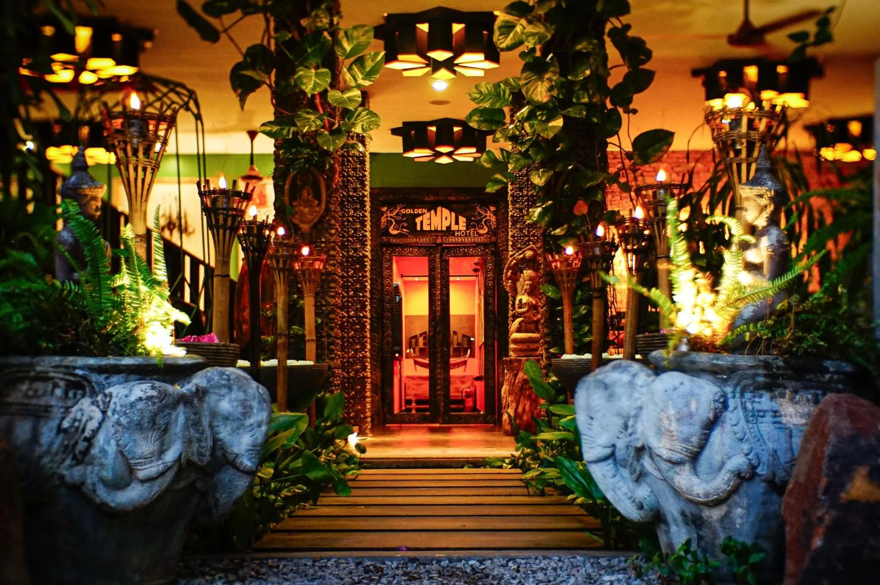 Night in Golden Temple Hotel