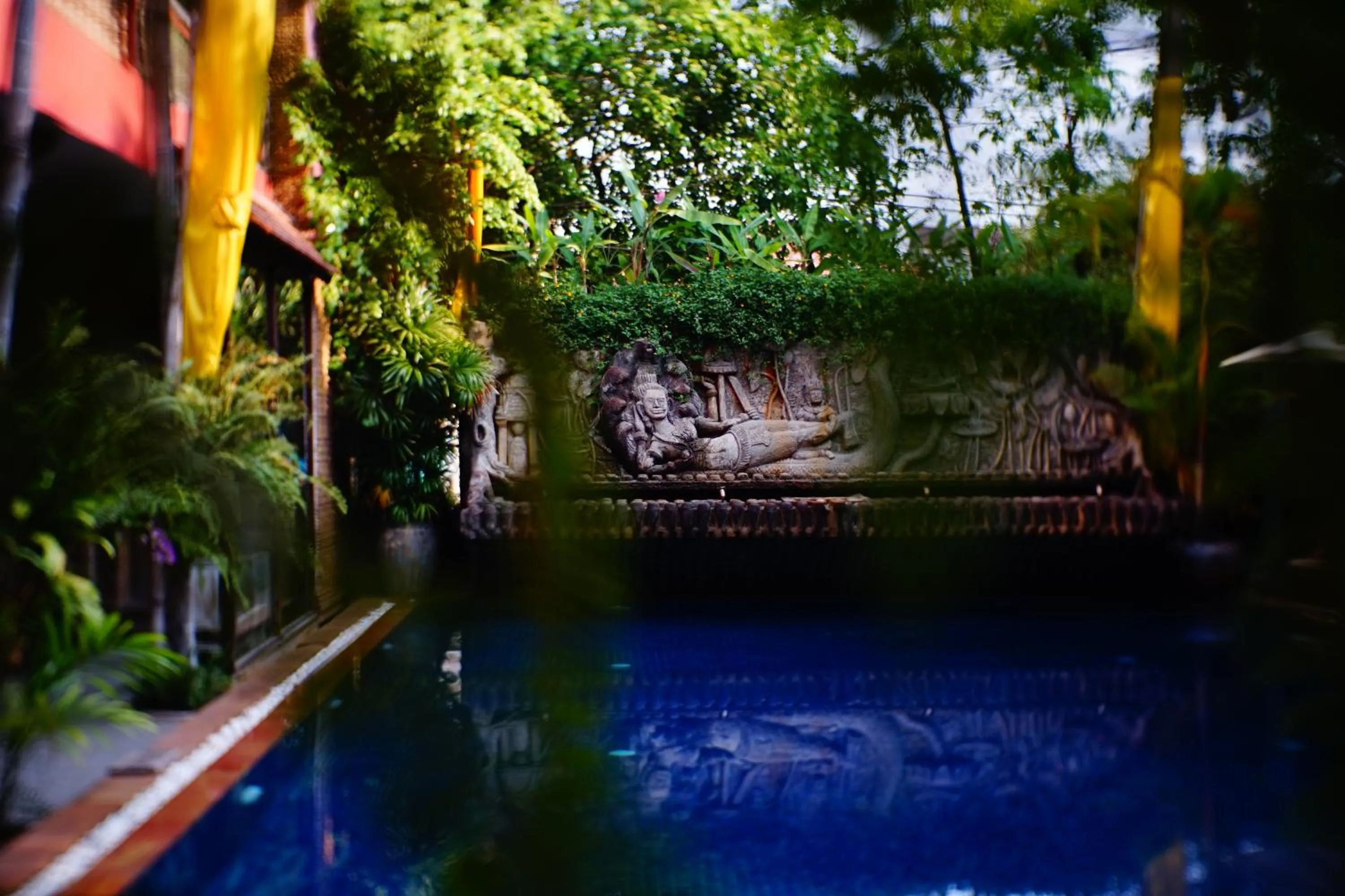 Garden view in Golden Temple Hotel